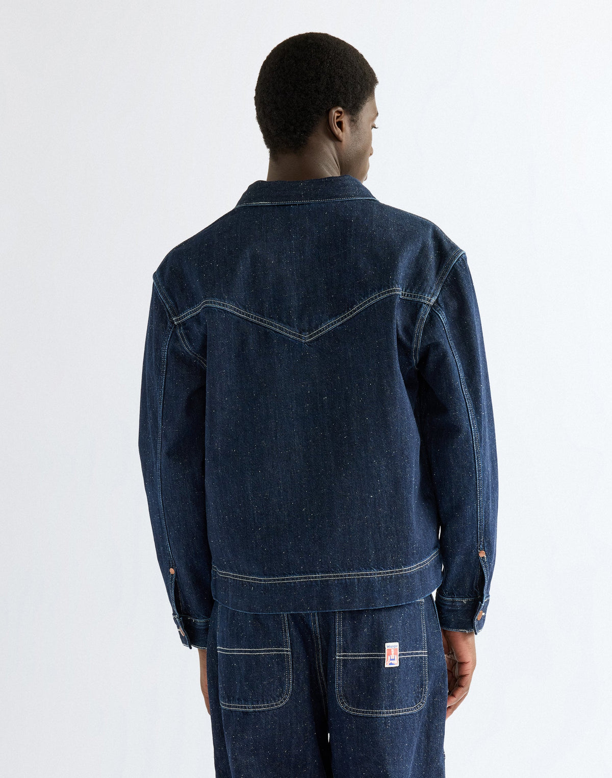 Jeanshemd Overshirt in Indigo Nep