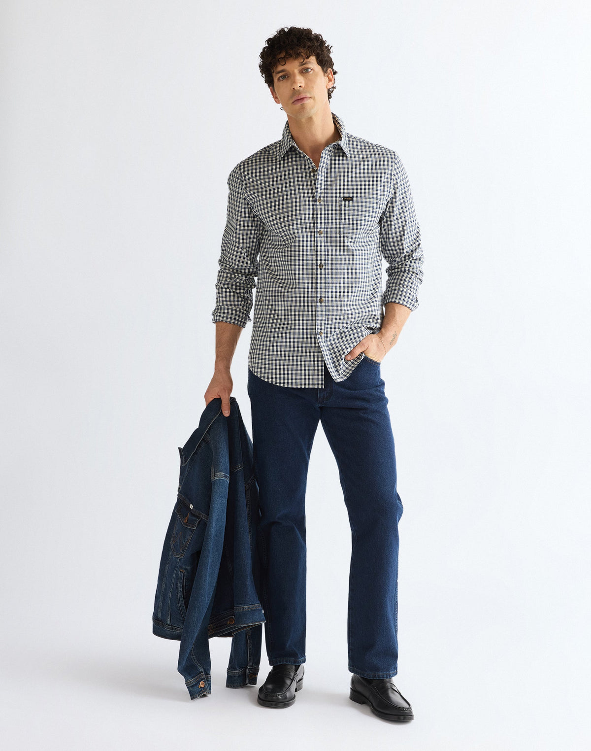 Langarmhemd 1 Pkt in Blue