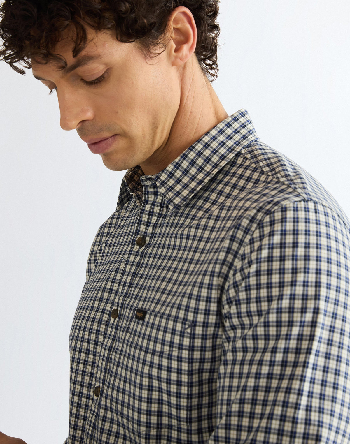 Langarmhemd 1 Pkt in Blue