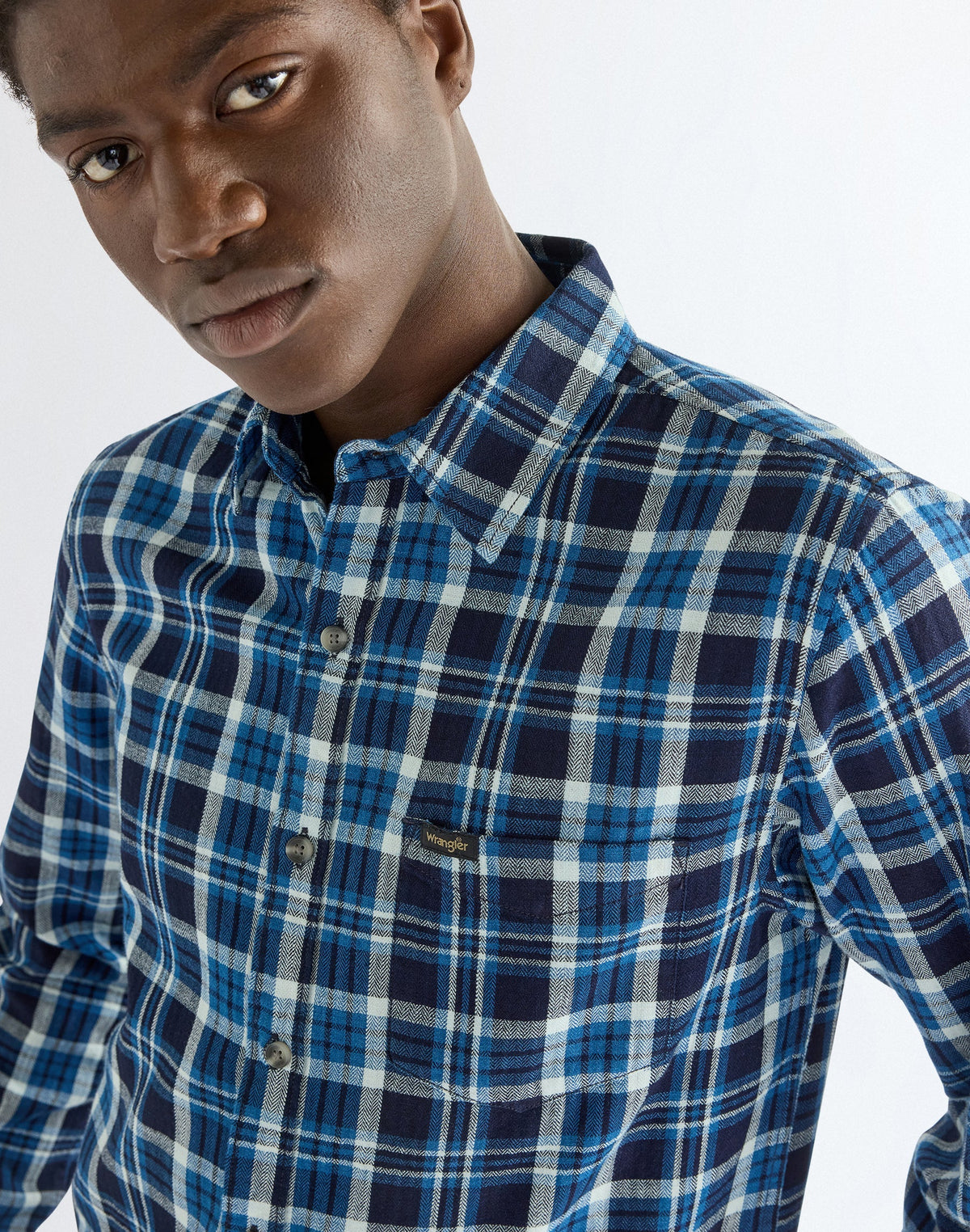 Langarmhemd 1 Pkt in Light Indigo