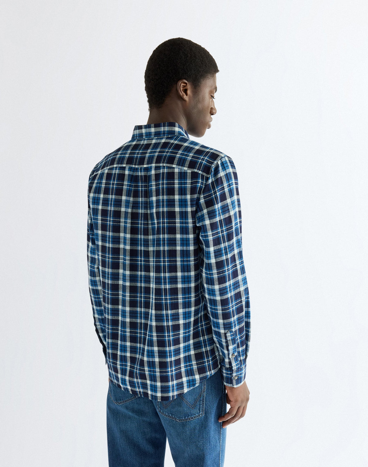 Langarmhemd 1 Pkt in Light Indigo