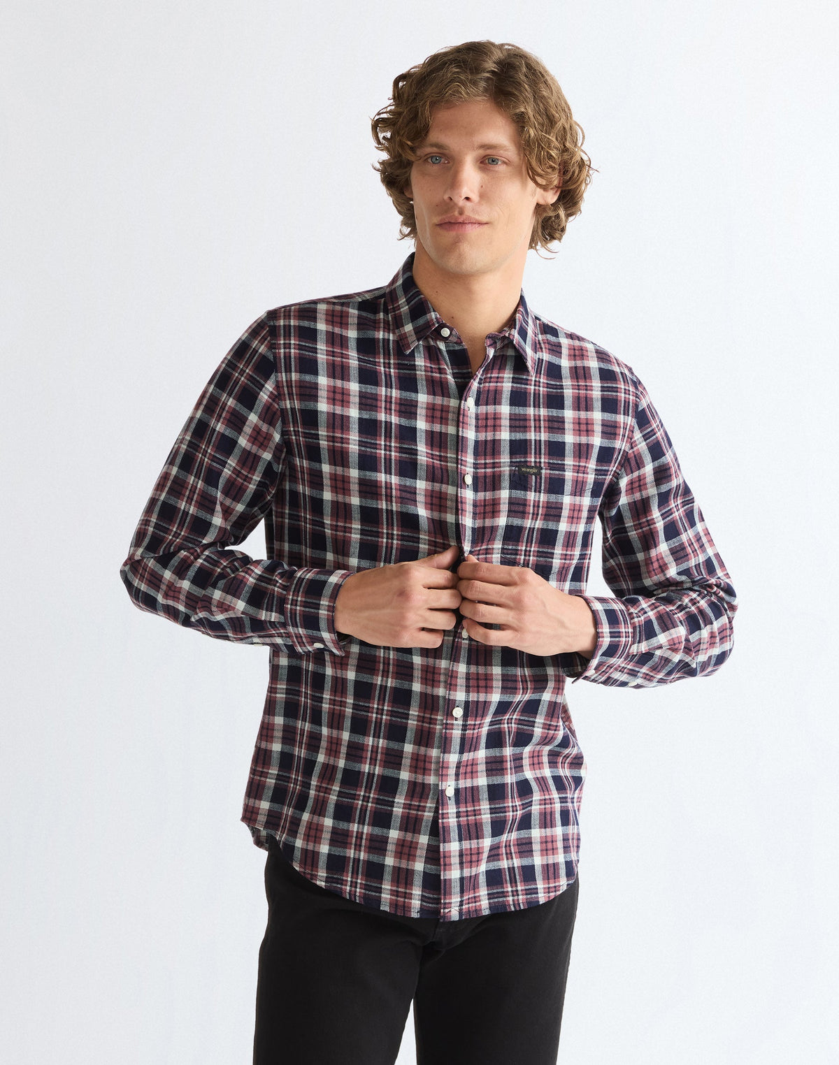 Langarmhemd 1 Pkt in Rose Indigo
