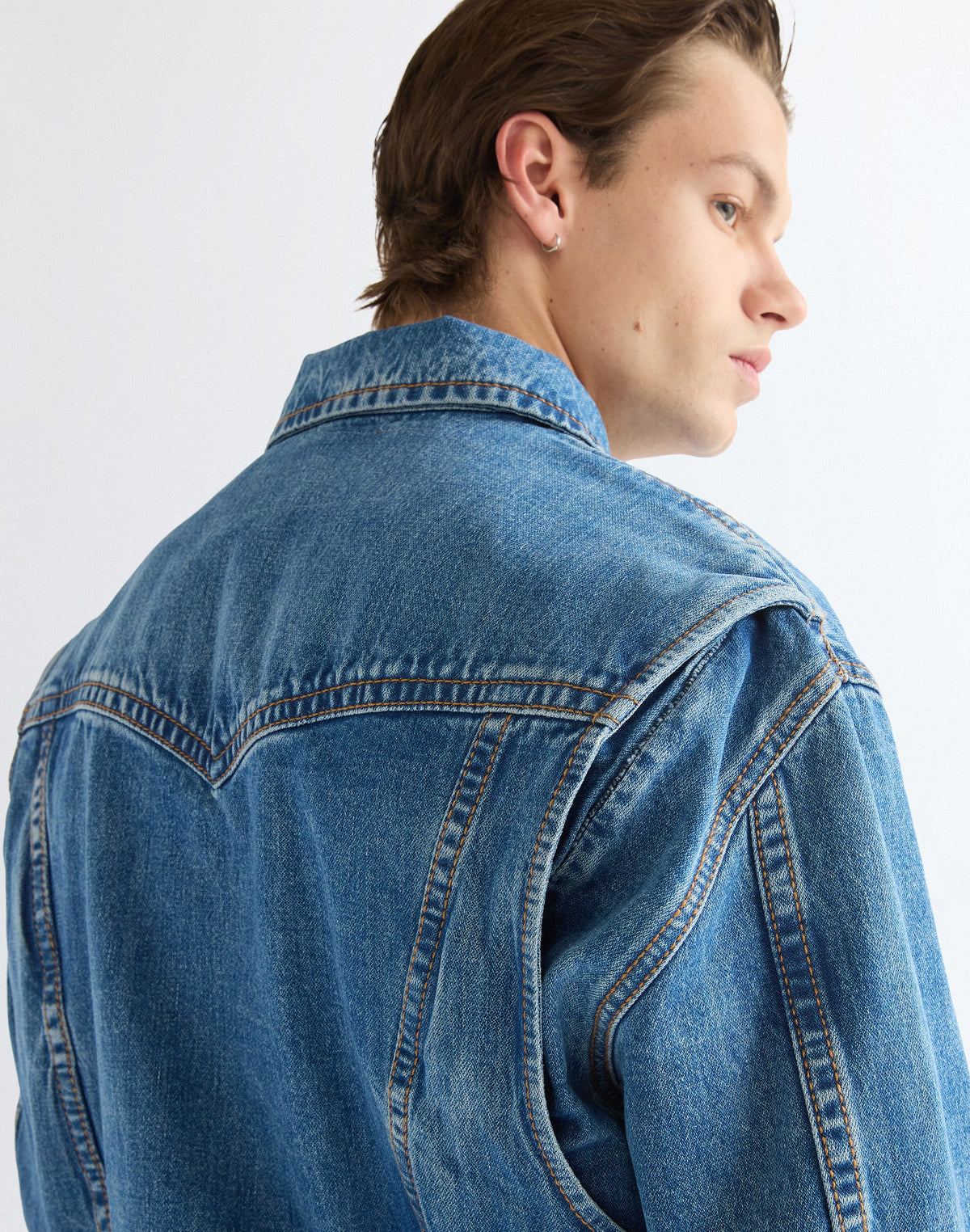Jeansjacke Super in Cowboy Fade