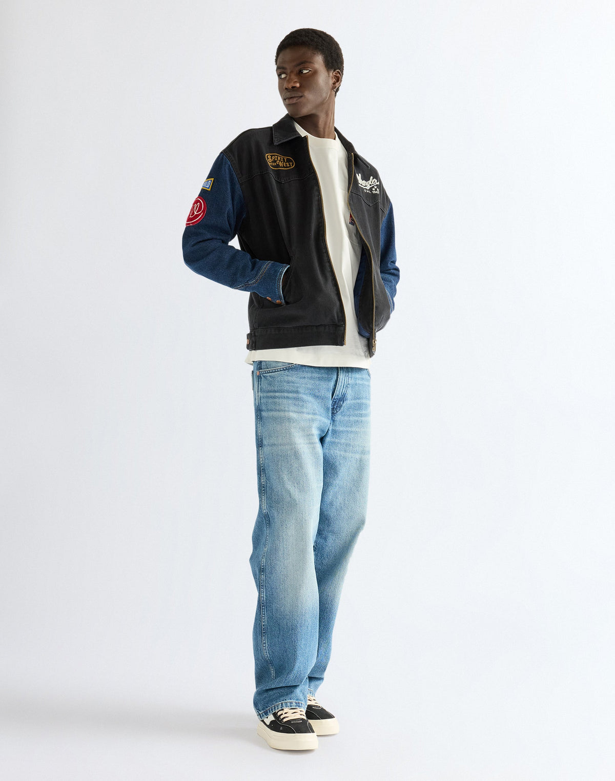 Jeansjacke Trailrider in Morning Wash