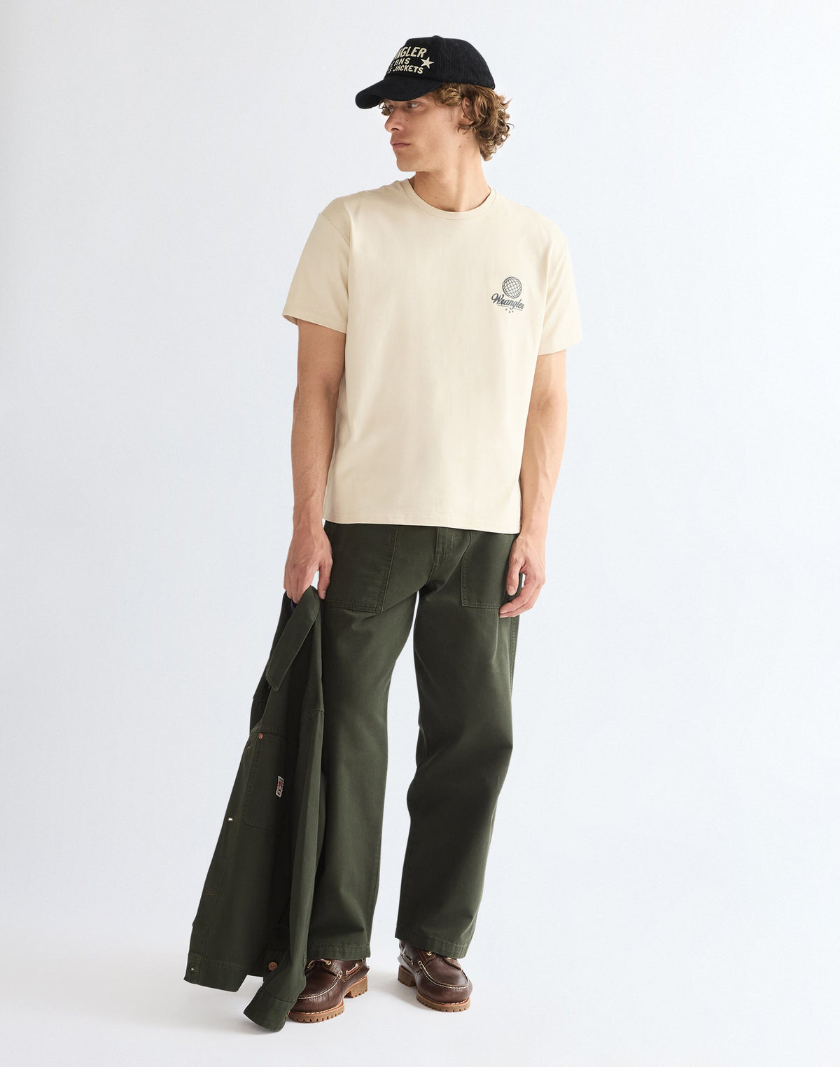 T-Shirt Vintage in Almond Milk