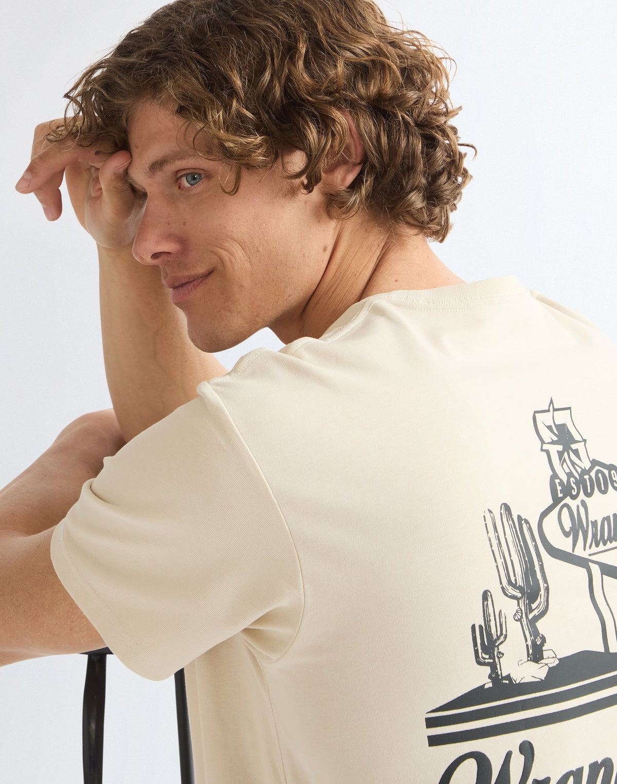 T-Shirt Vintage in Almond Milk
