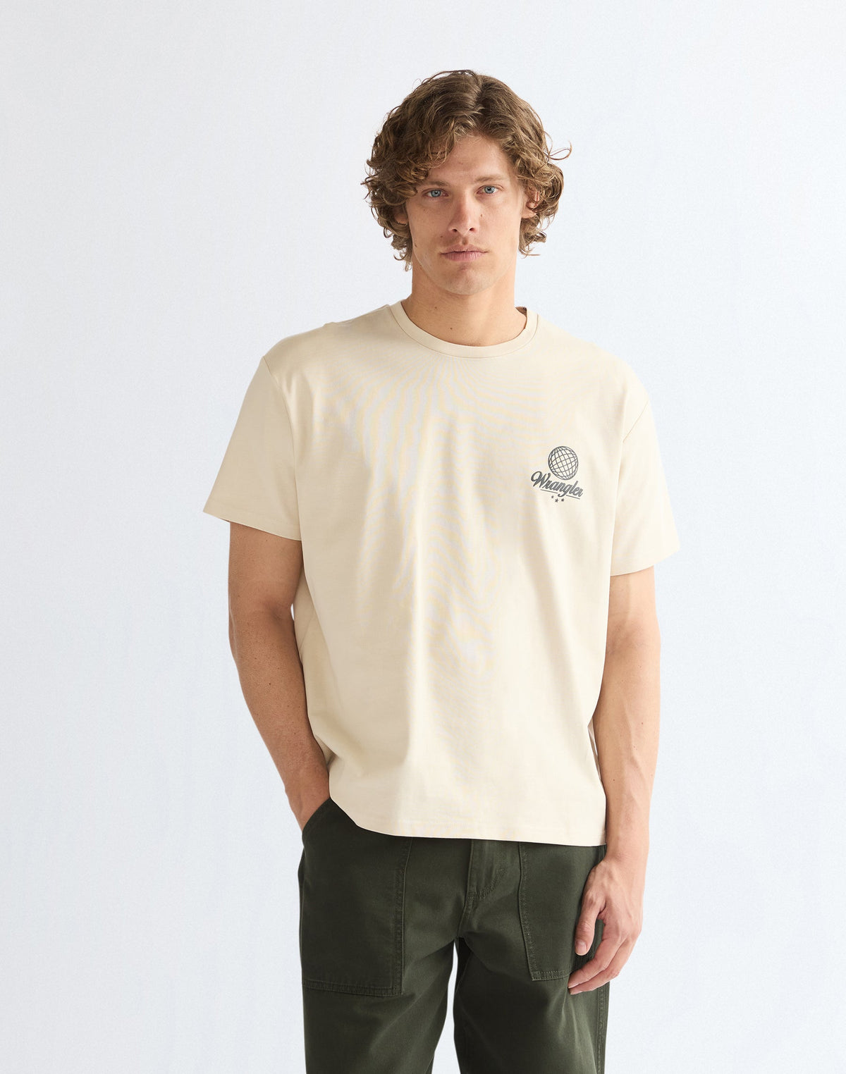 T-Shirt Vintage in Almond Milk