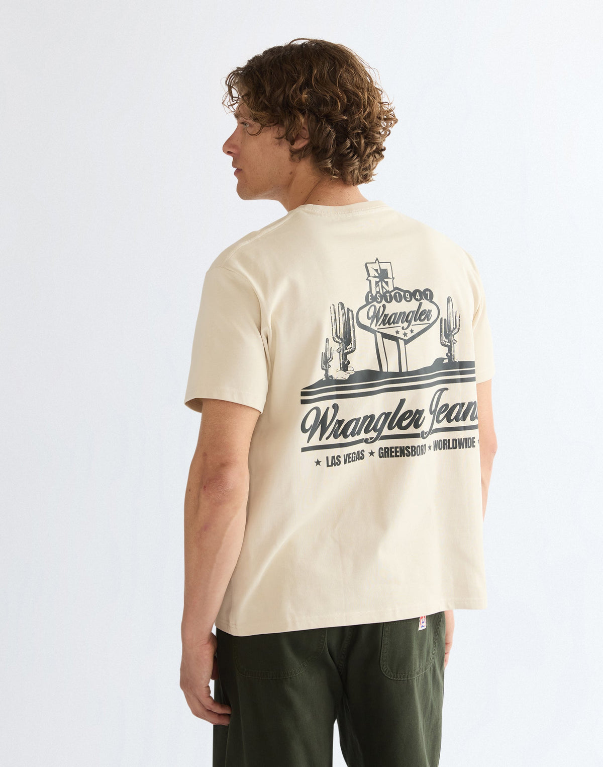 T-Shirt Vintage in Almond Milk