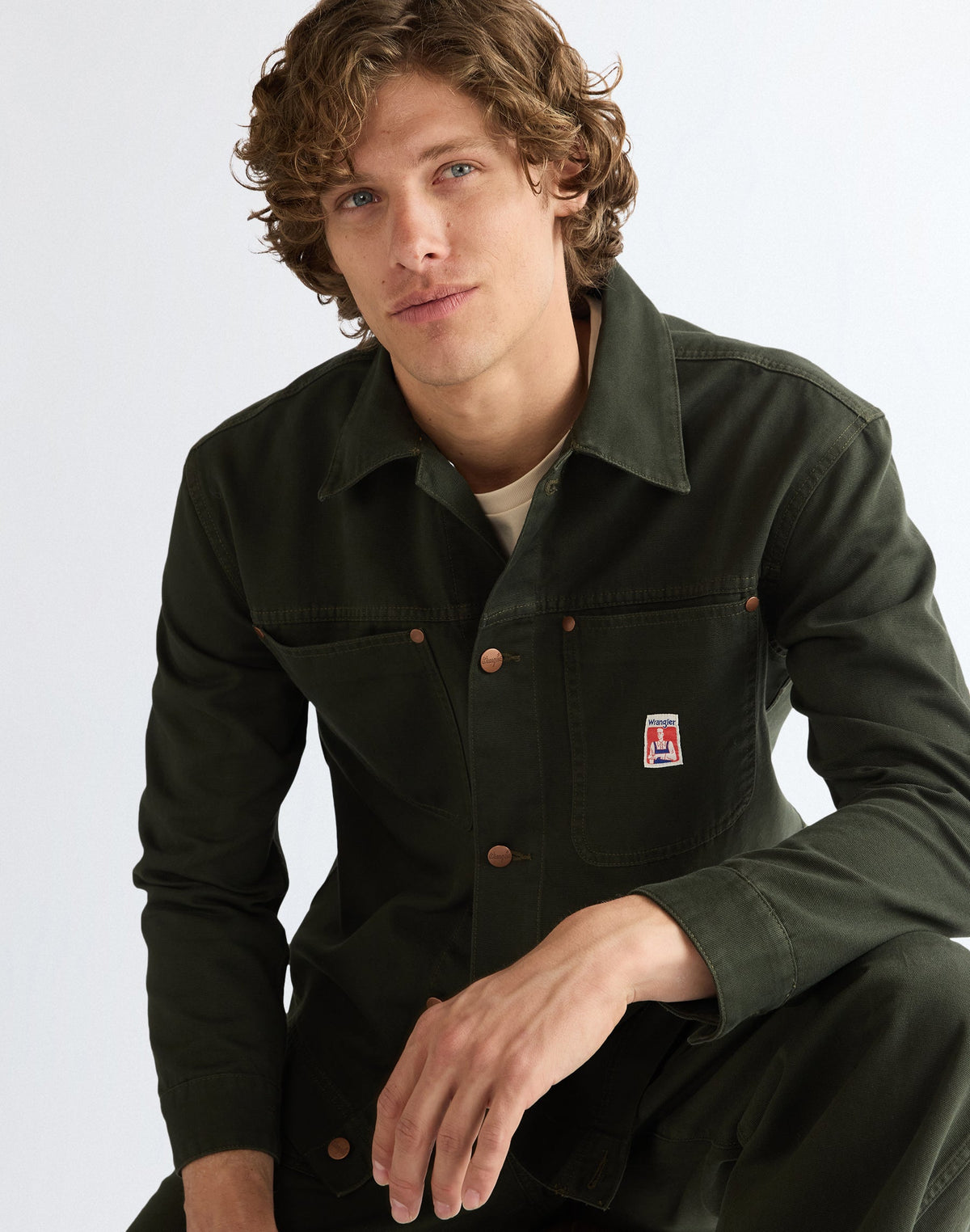Overshirt in Rosin