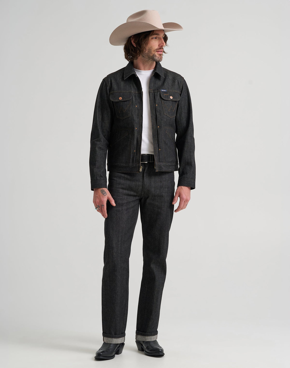 Jeansjacke 11MJZ in Black Raw