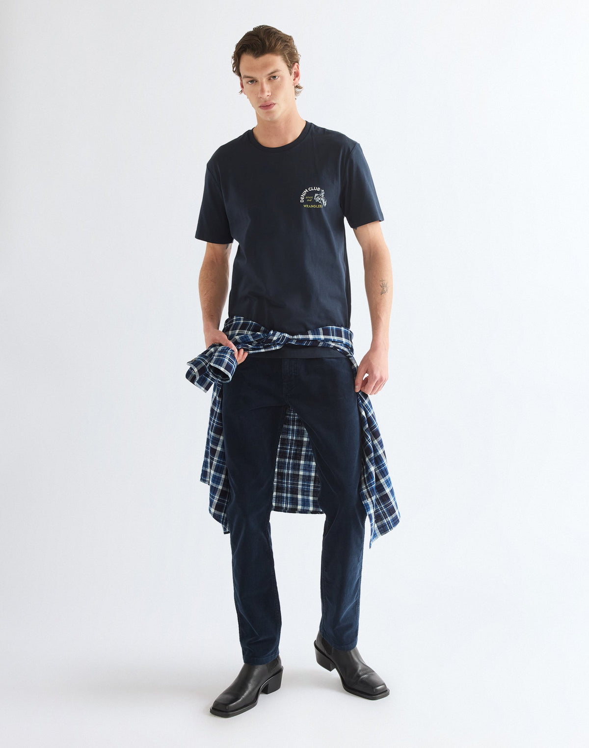 T-Shirt Small Graphic in Dark Sapphire