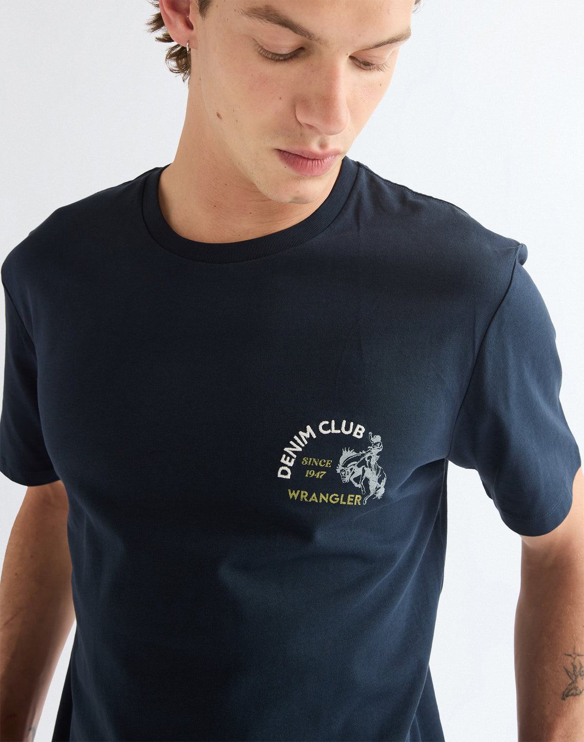 T-Shirt Small Graphic in Dark Sapphire