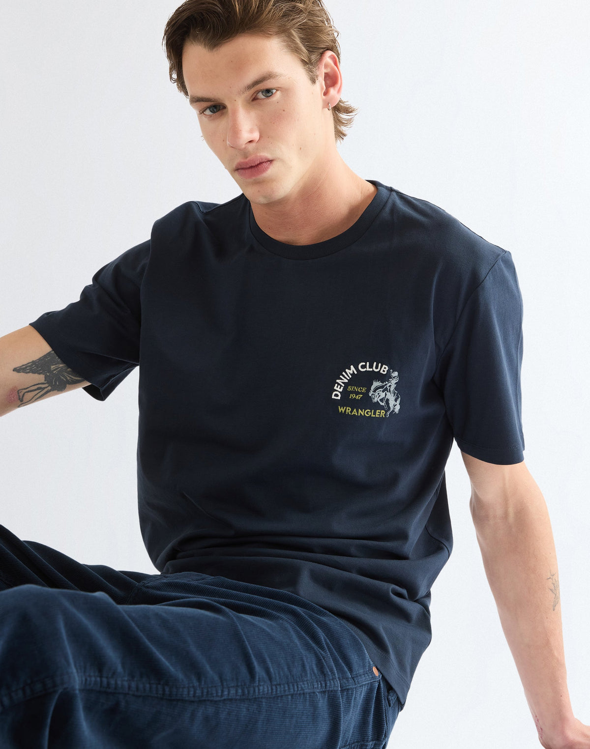 T-Shirt Small Graphic in Dark Sapphire