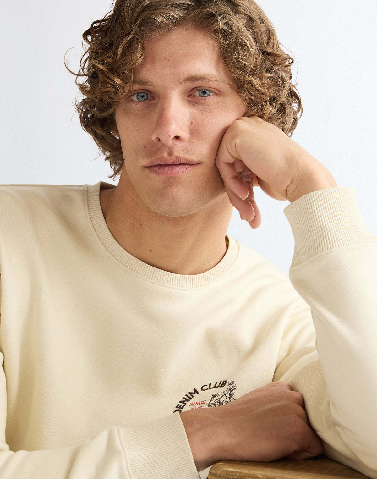 Sweatshirt Small Graphic in Almond Milk