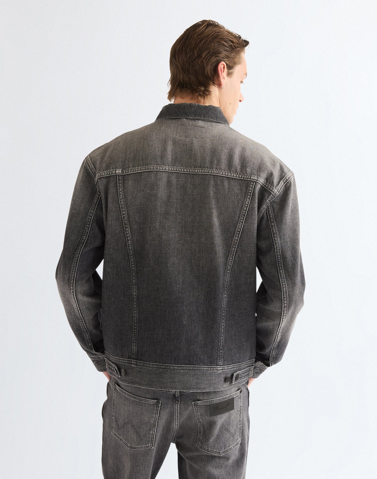 Jeansjacke Anti Fit Trucker in Smoky Granite