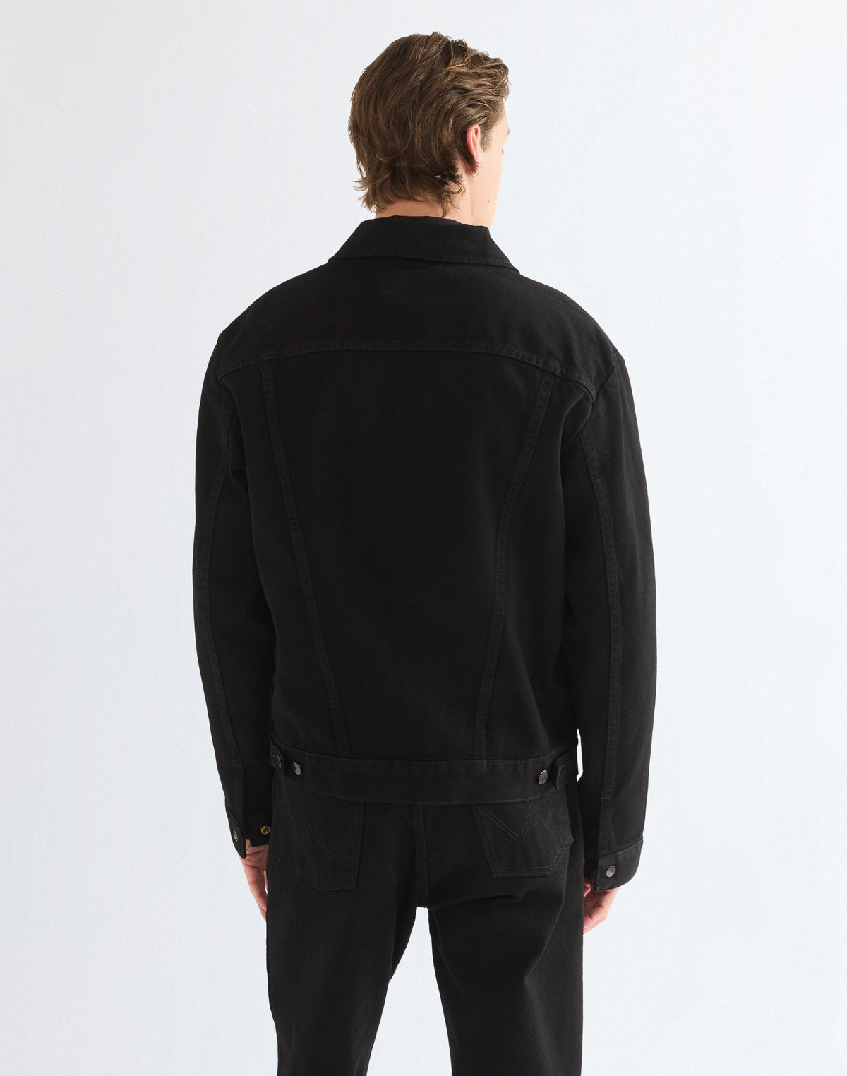 Jeansjacke Cowboy Cut in Shadow Black