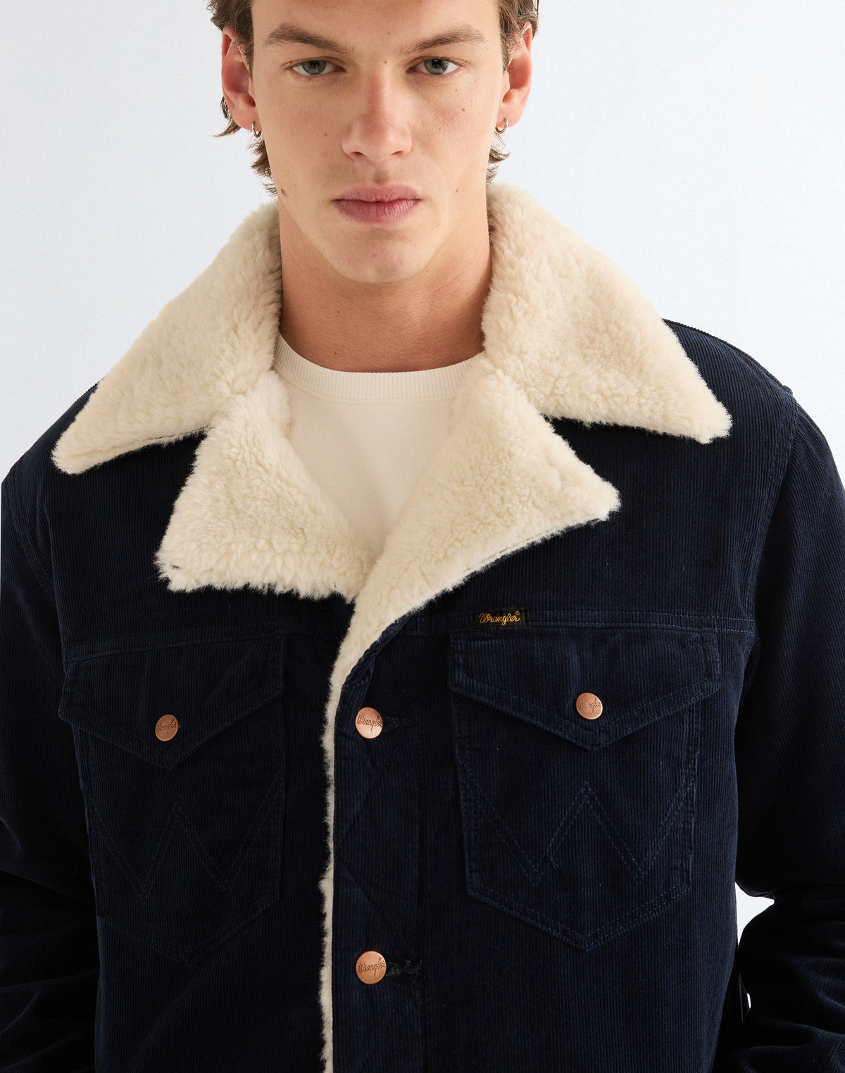 Sherpajacke Wrange in Dark Sapphire