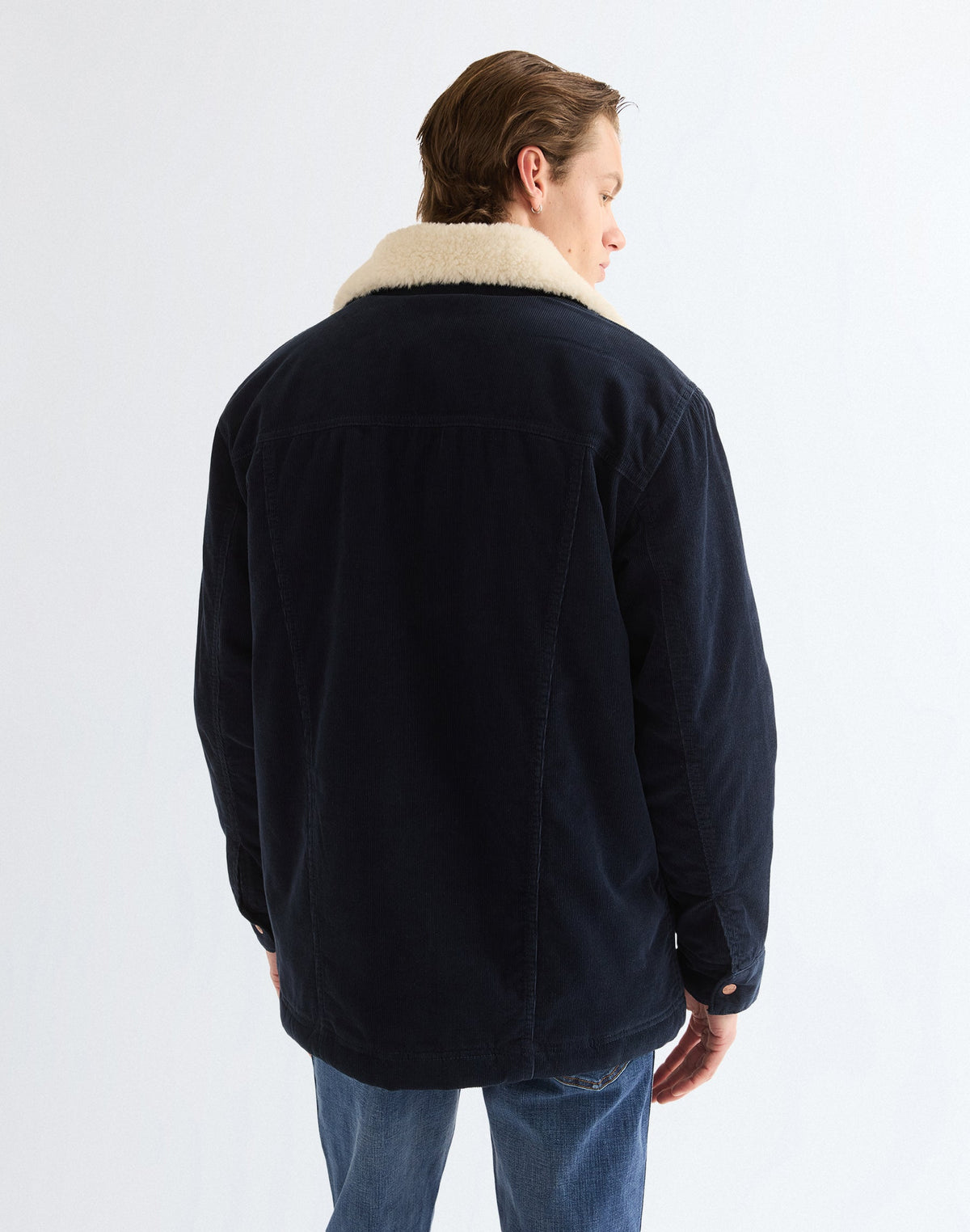 Sherpajacke Wrange in Dark Sapphire