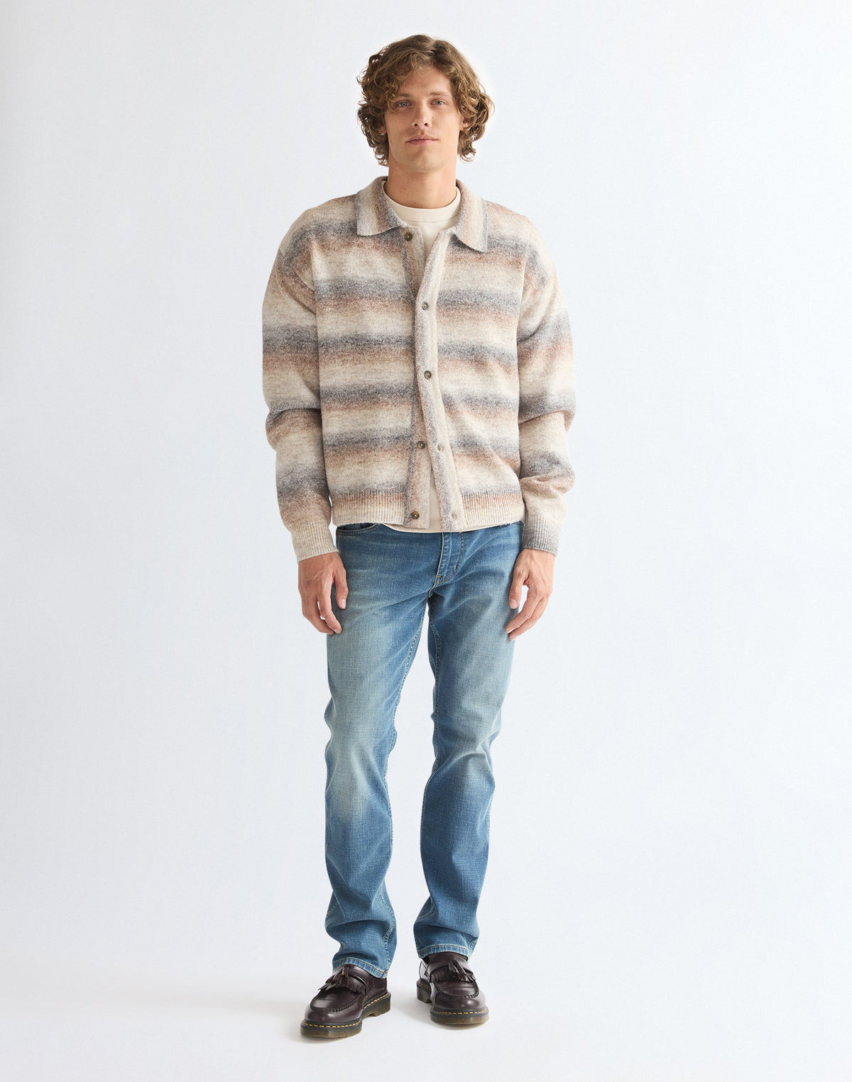 Strickjacke Cardigan in Mojave