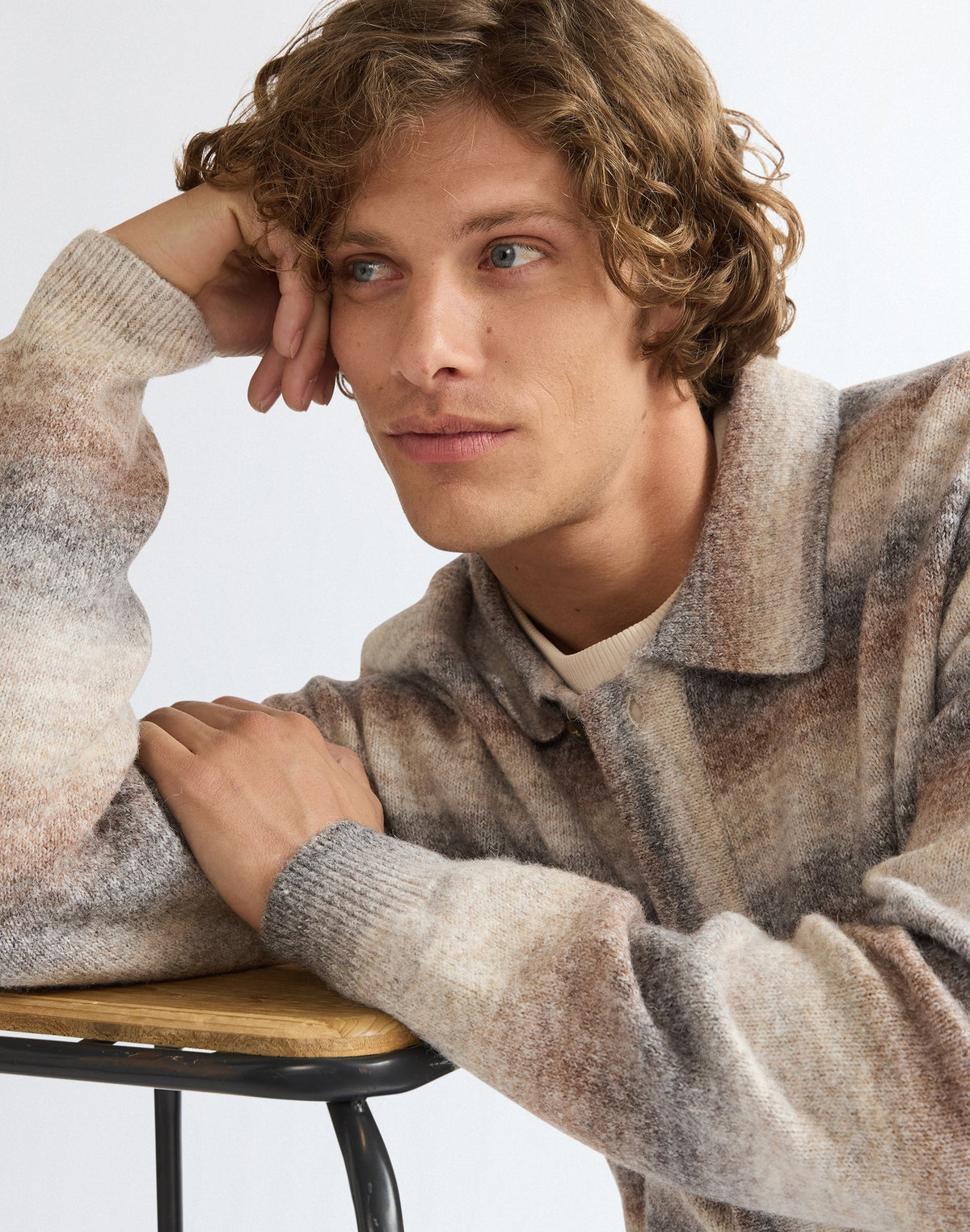 Strickjacke Cardigan in Mojave