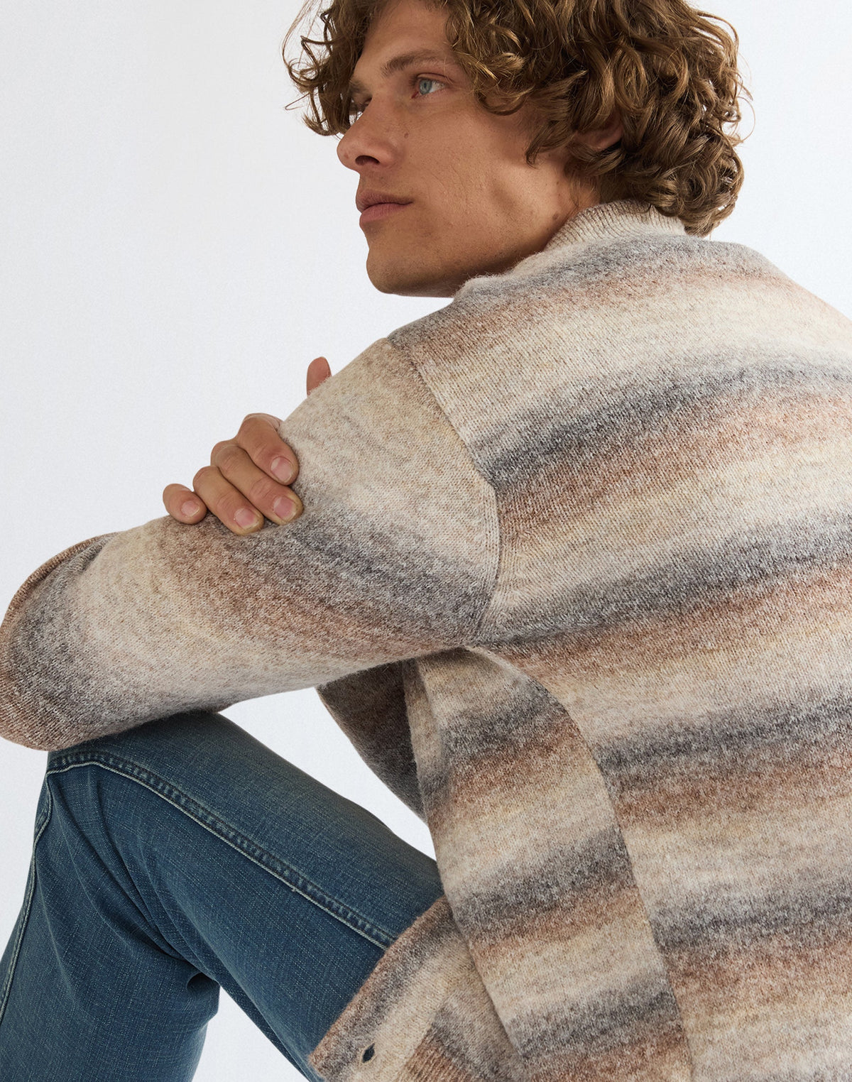 Strickjacke Cardigan in Mojave