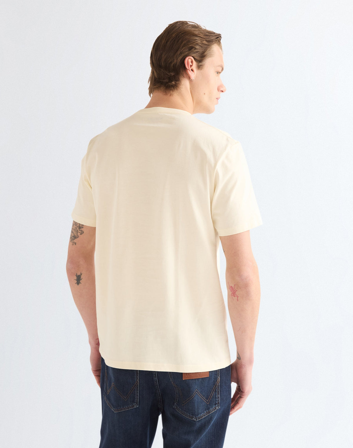 T-Shirt Americana in Antique White