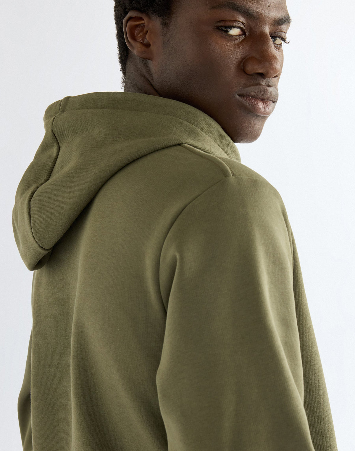 Kapuzenpullover Americana in Olive Night