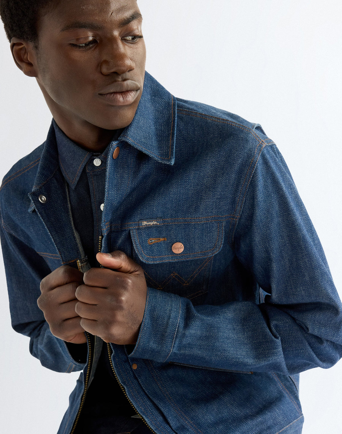 Jeansjacke 11Mjz in Indigo Raw