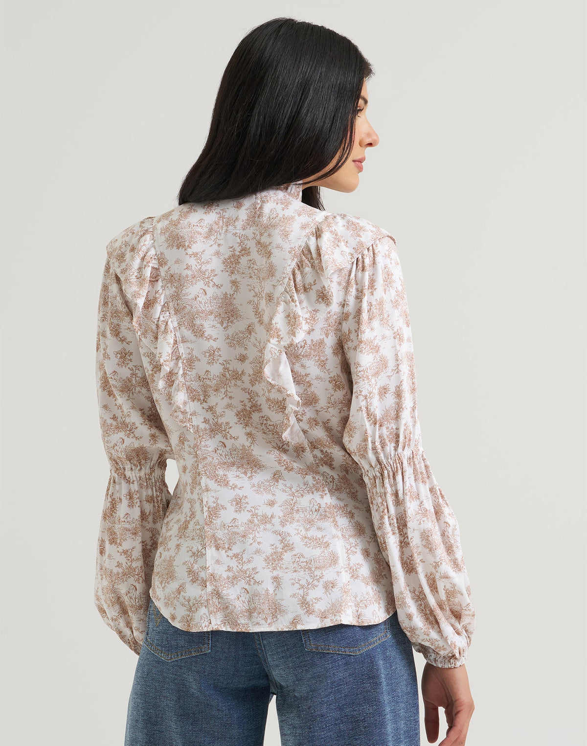 Bluse Lainey in Folk Floral