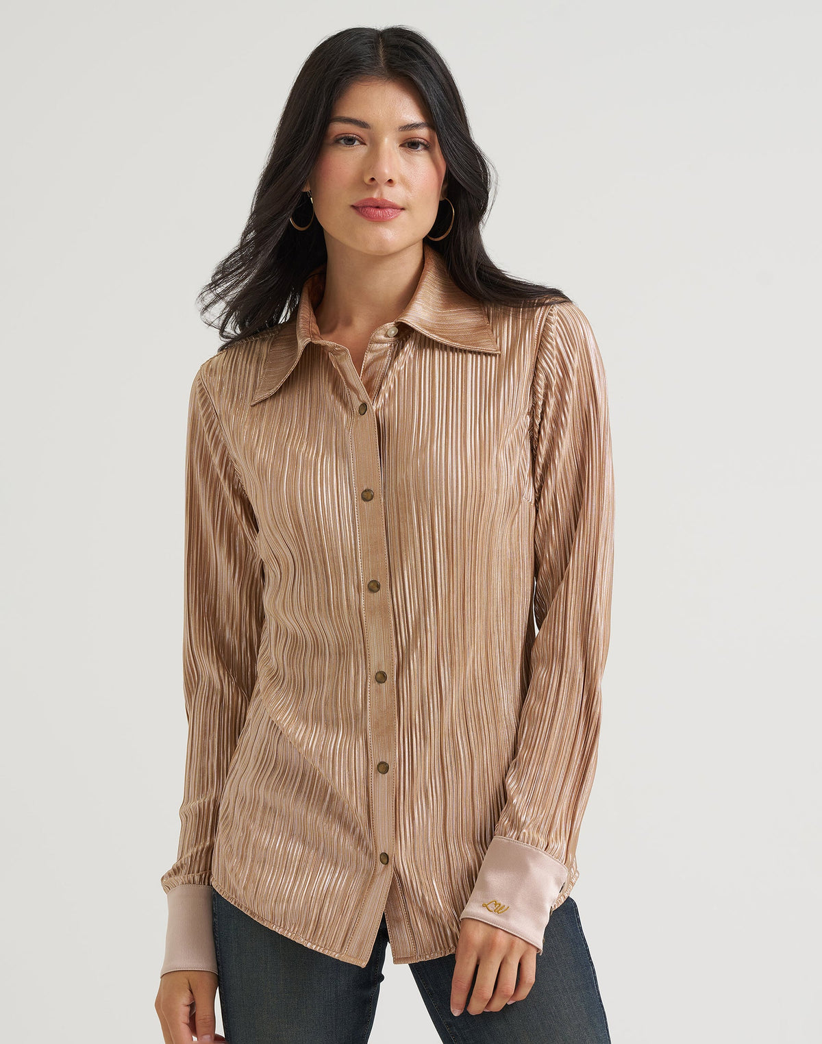 Hemd Lainey Snap in Rose Gold