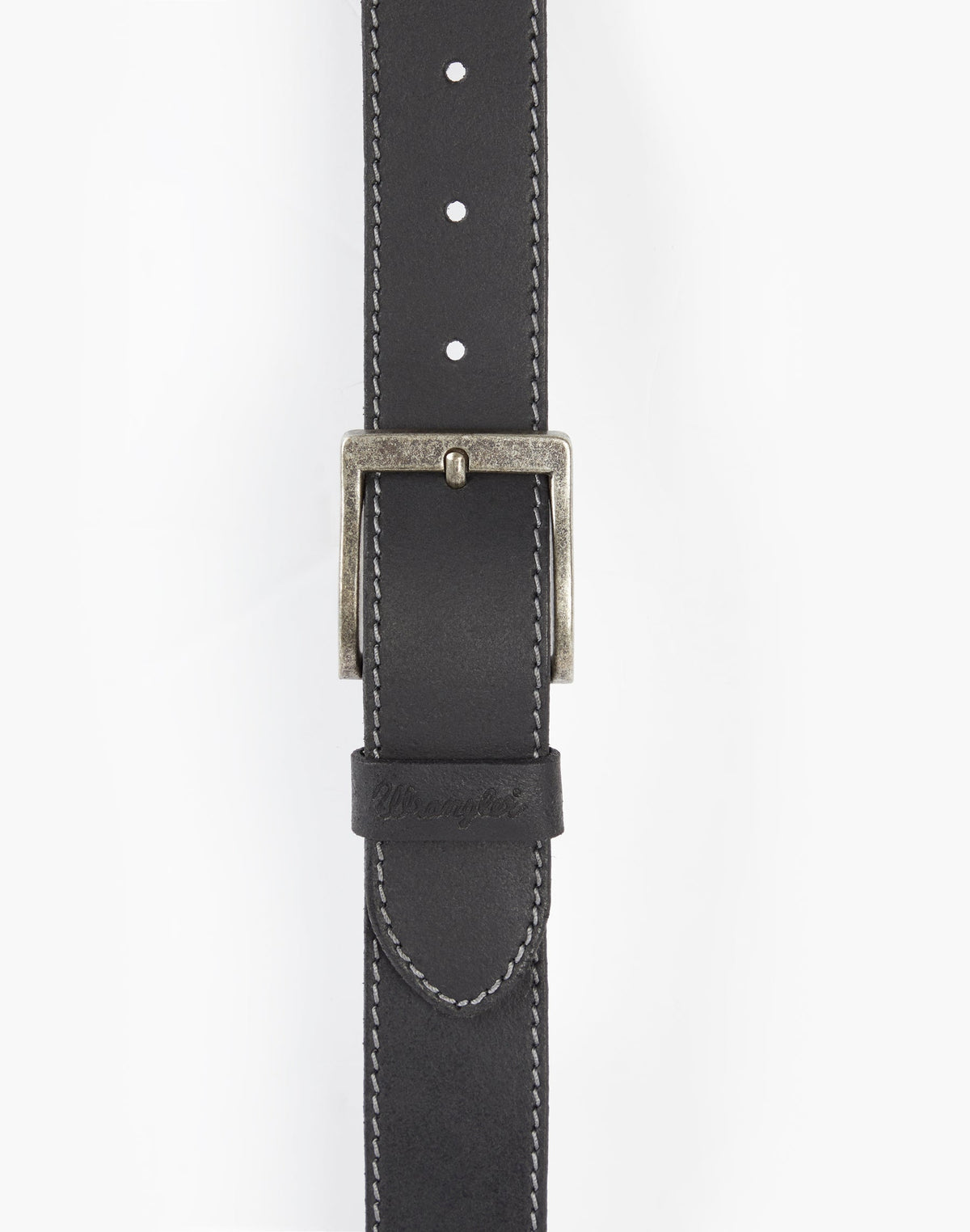 Stitched Belt in Black