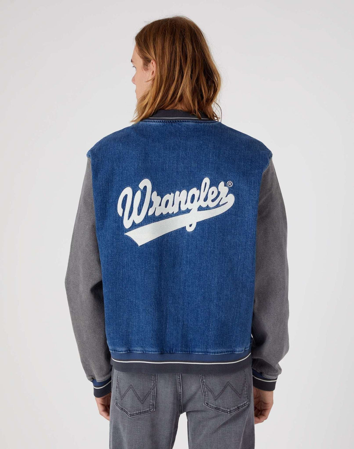 Baseball Jacket in Easy Indigo