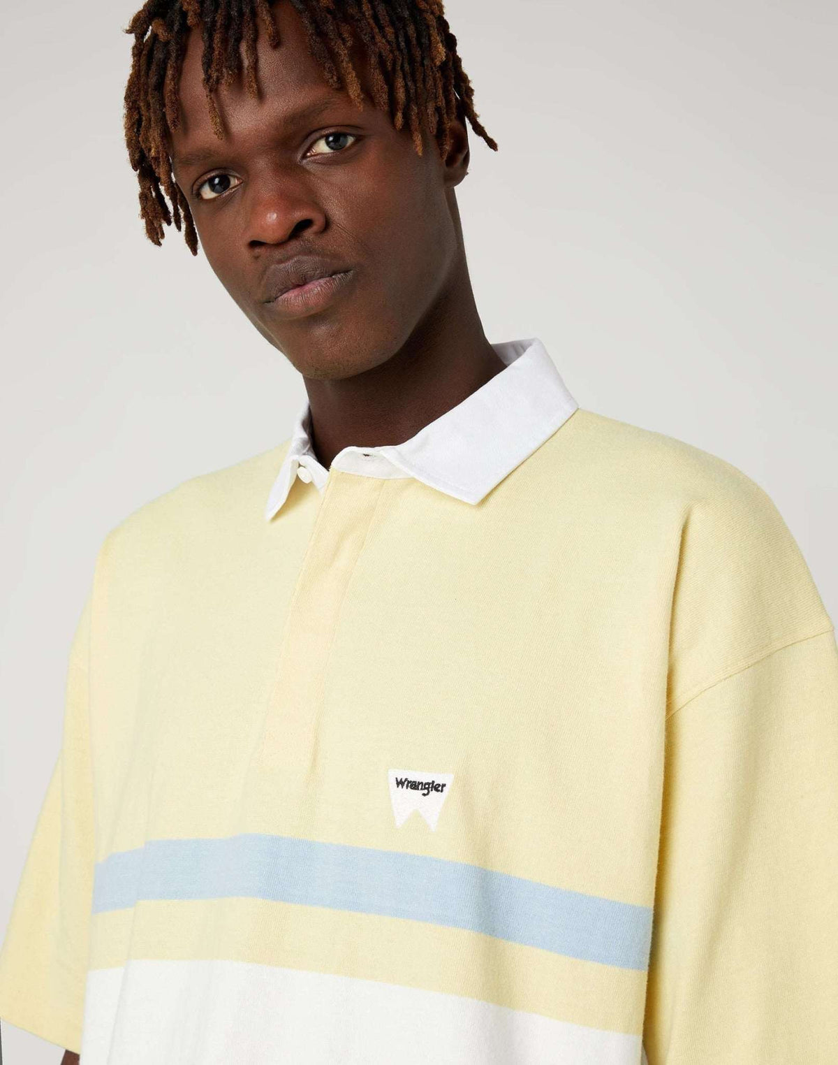 Rugby Polo Shirt in Pineapple Slice