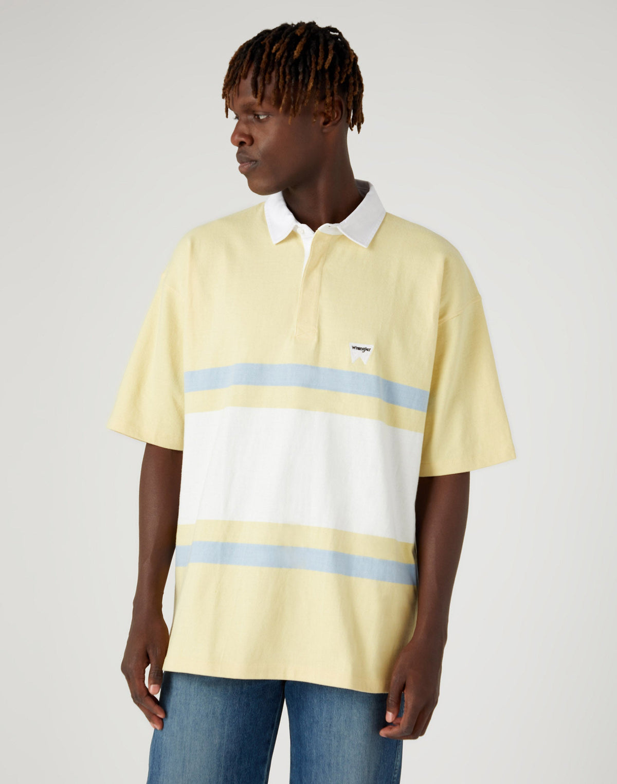 Rugby Polo Shirt in Pineapple Slice