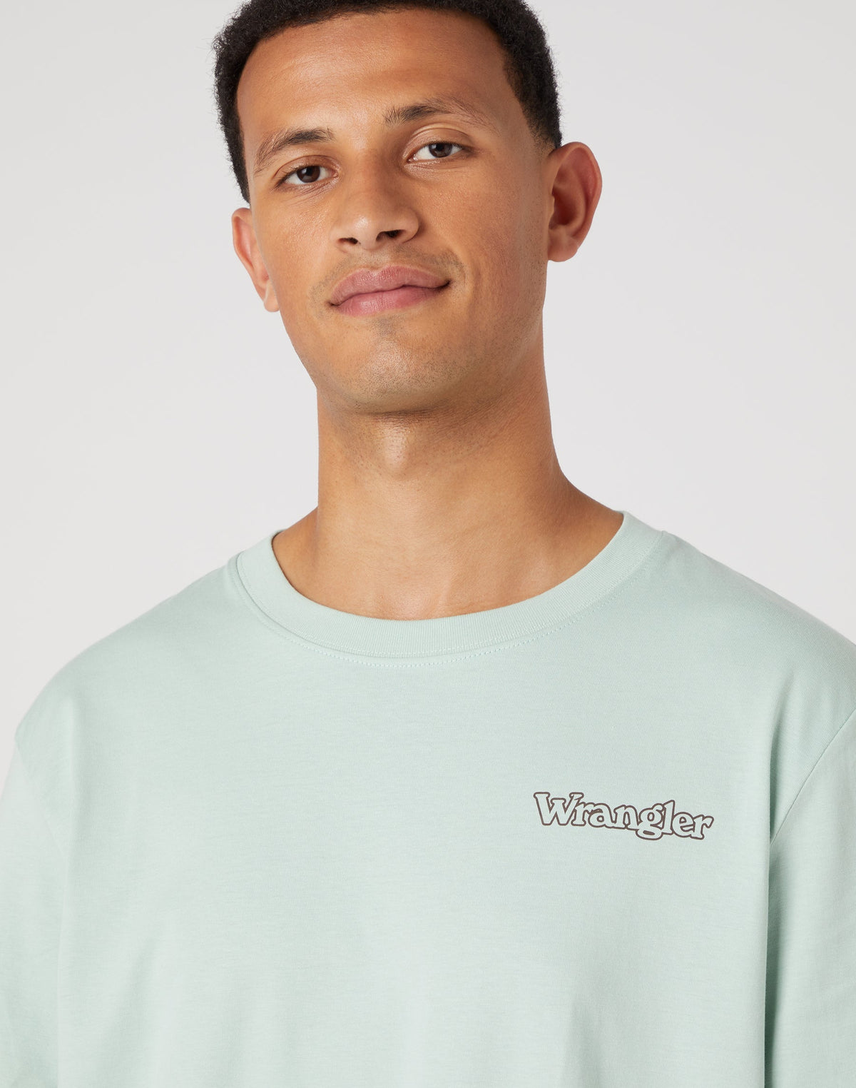 Logo Tee in Surf Spray