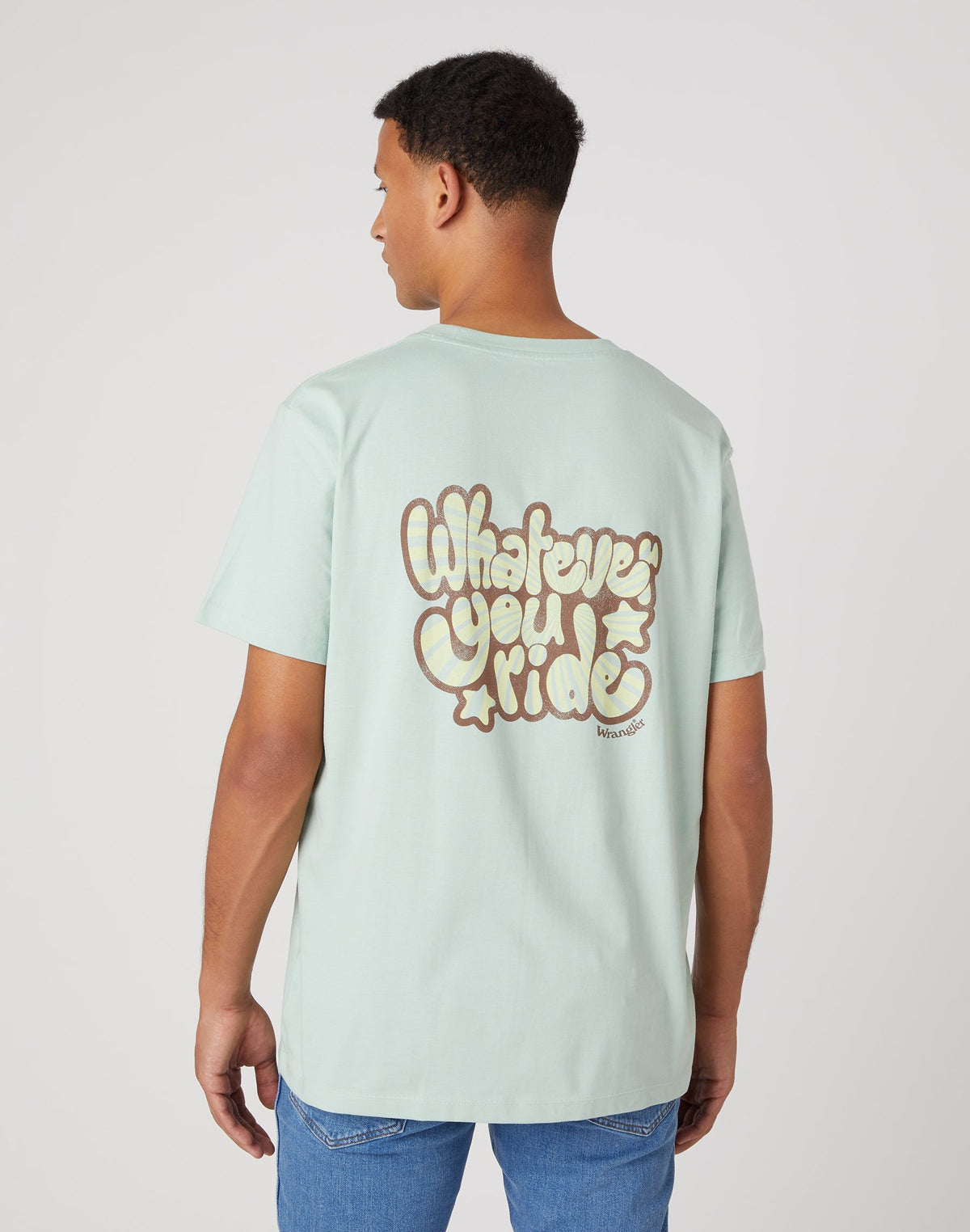 Logo Tee in Surf Spray