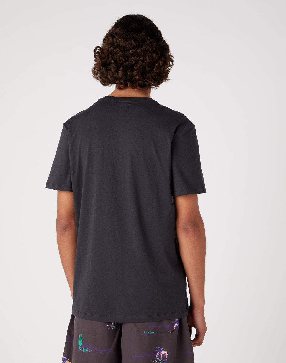 Graphic Tee in Faded Black