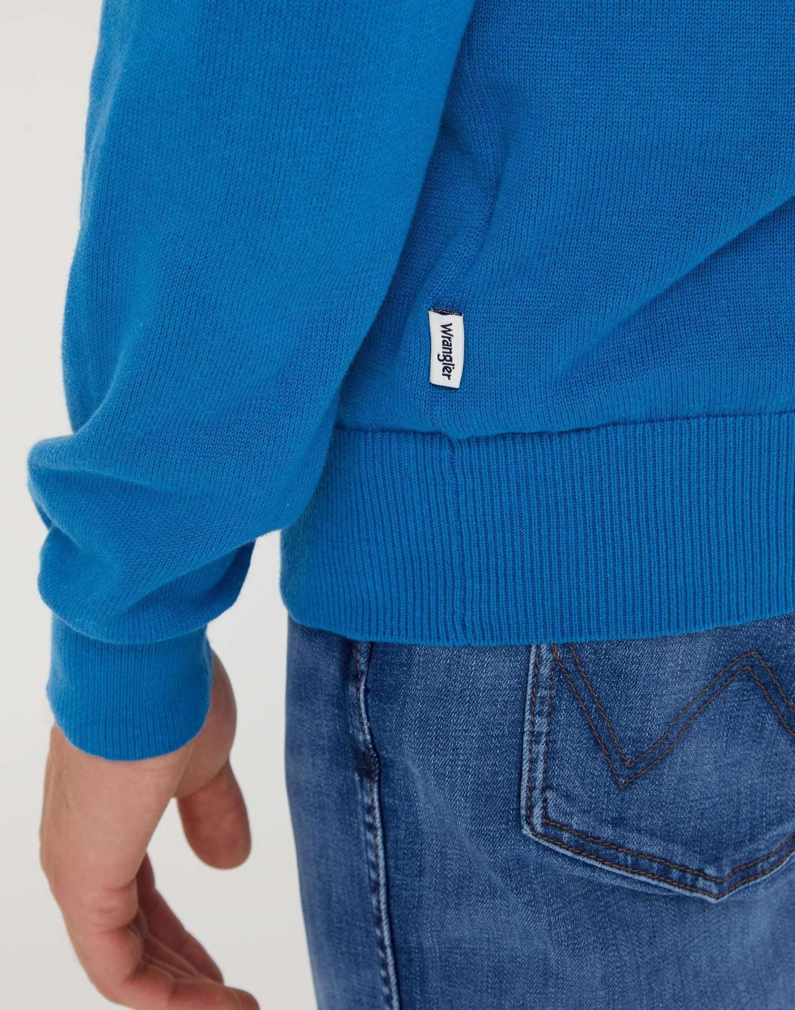 Crewneck Knit in Deep Water