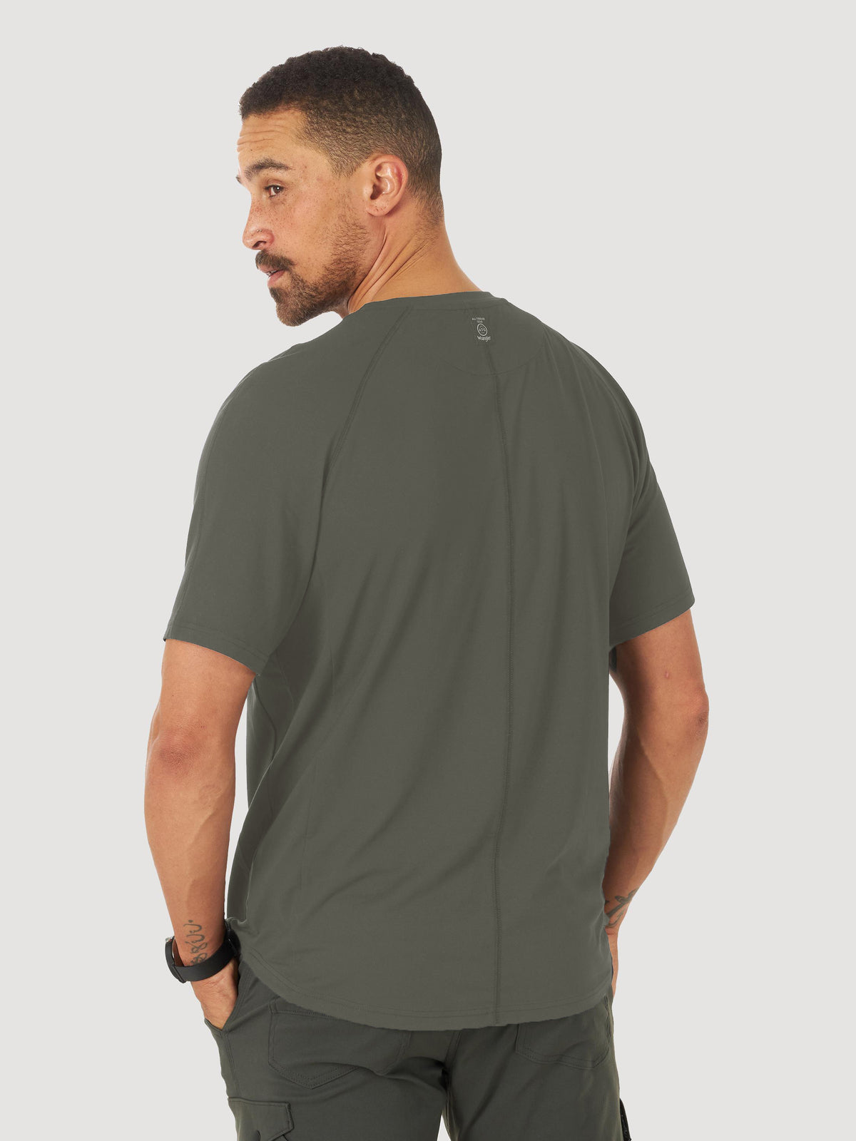 All Terrain Gear Kurzarm Performance Tee in Dusty Olive