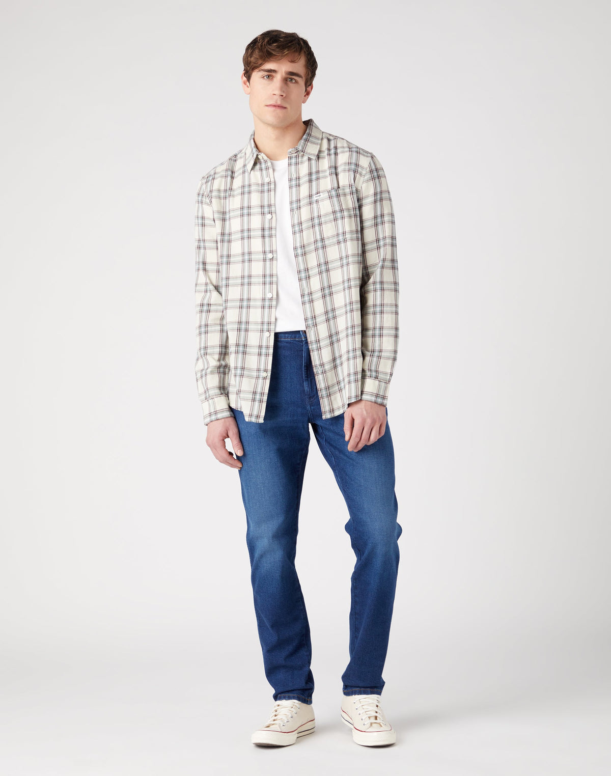 1 Pocket Shirt in Worn White