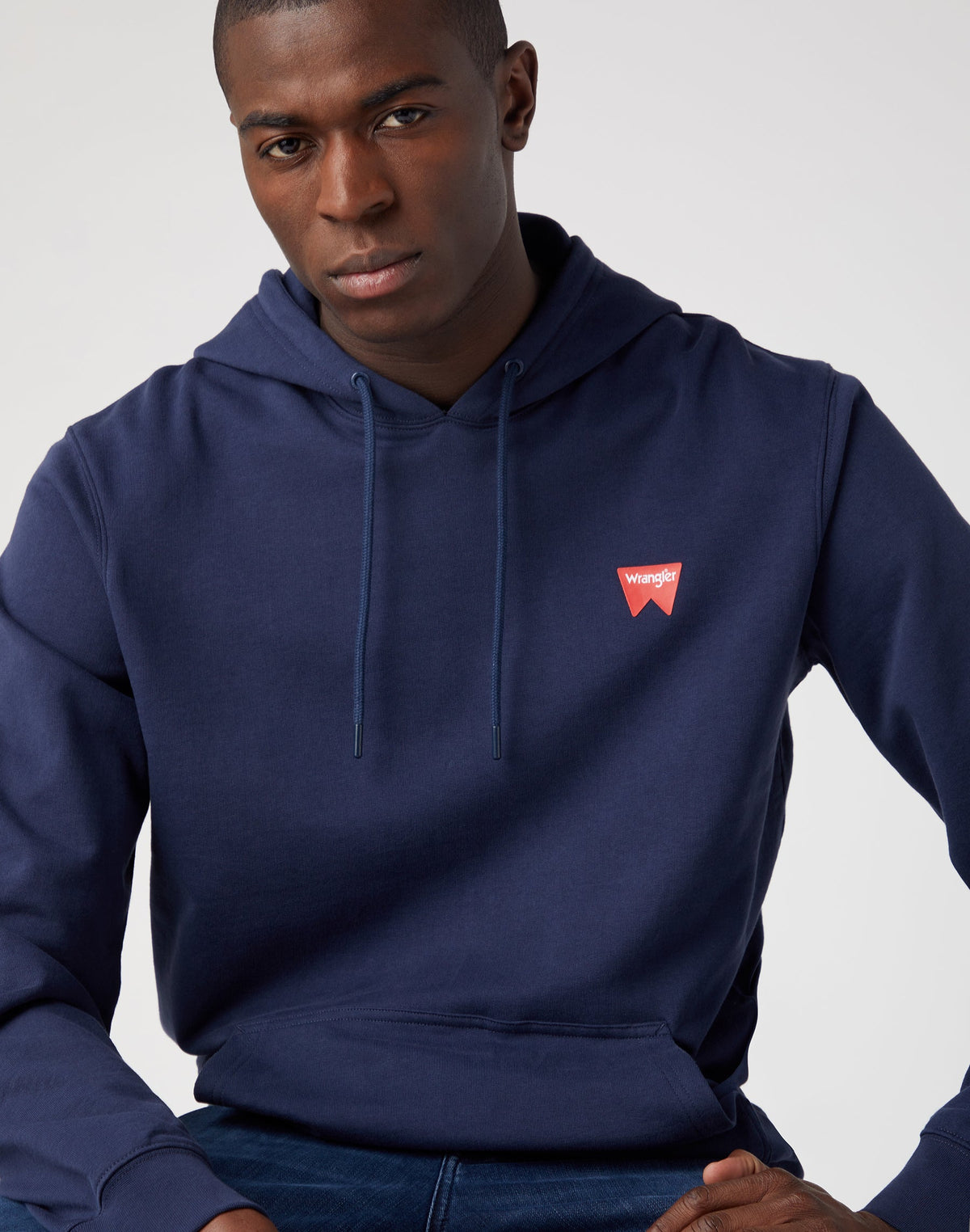 Sign Off Hoodie in Real Navy