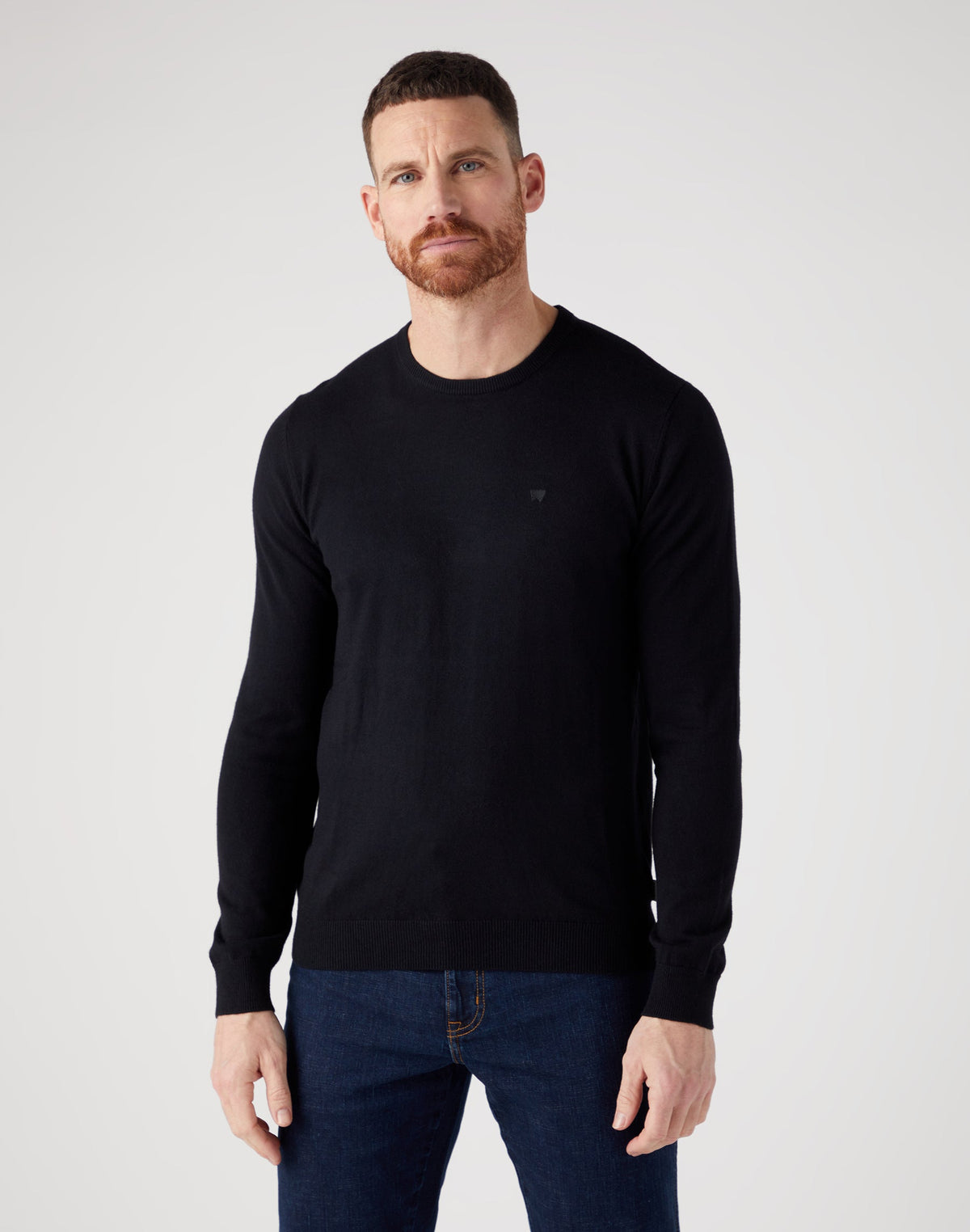 Crewneck Knit in Real Black