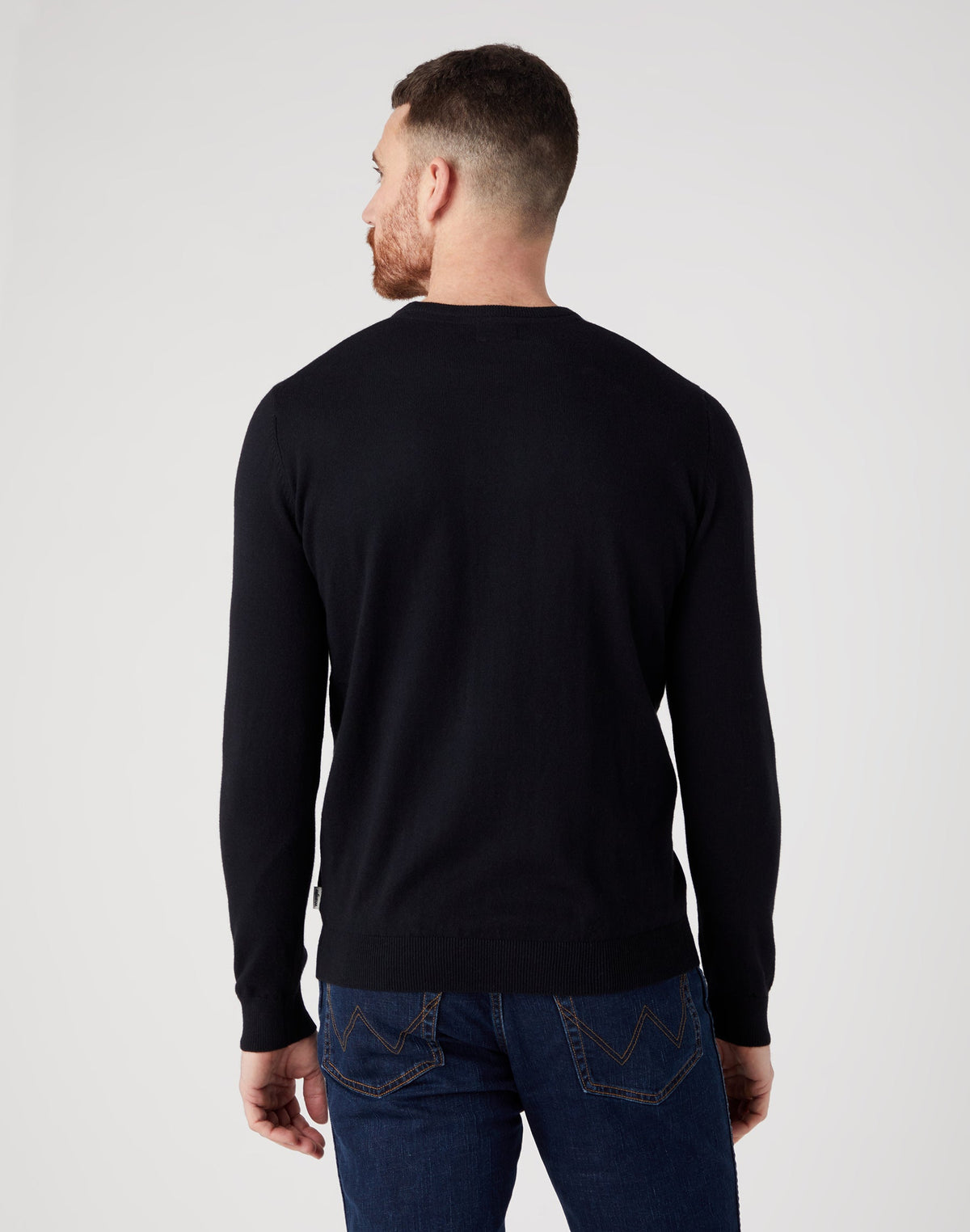 Crewneck Knit in Real Black