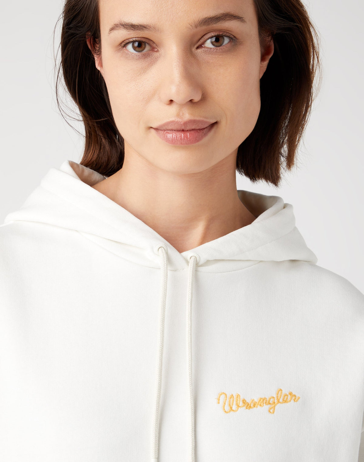 Regular Hoodie in Worn White