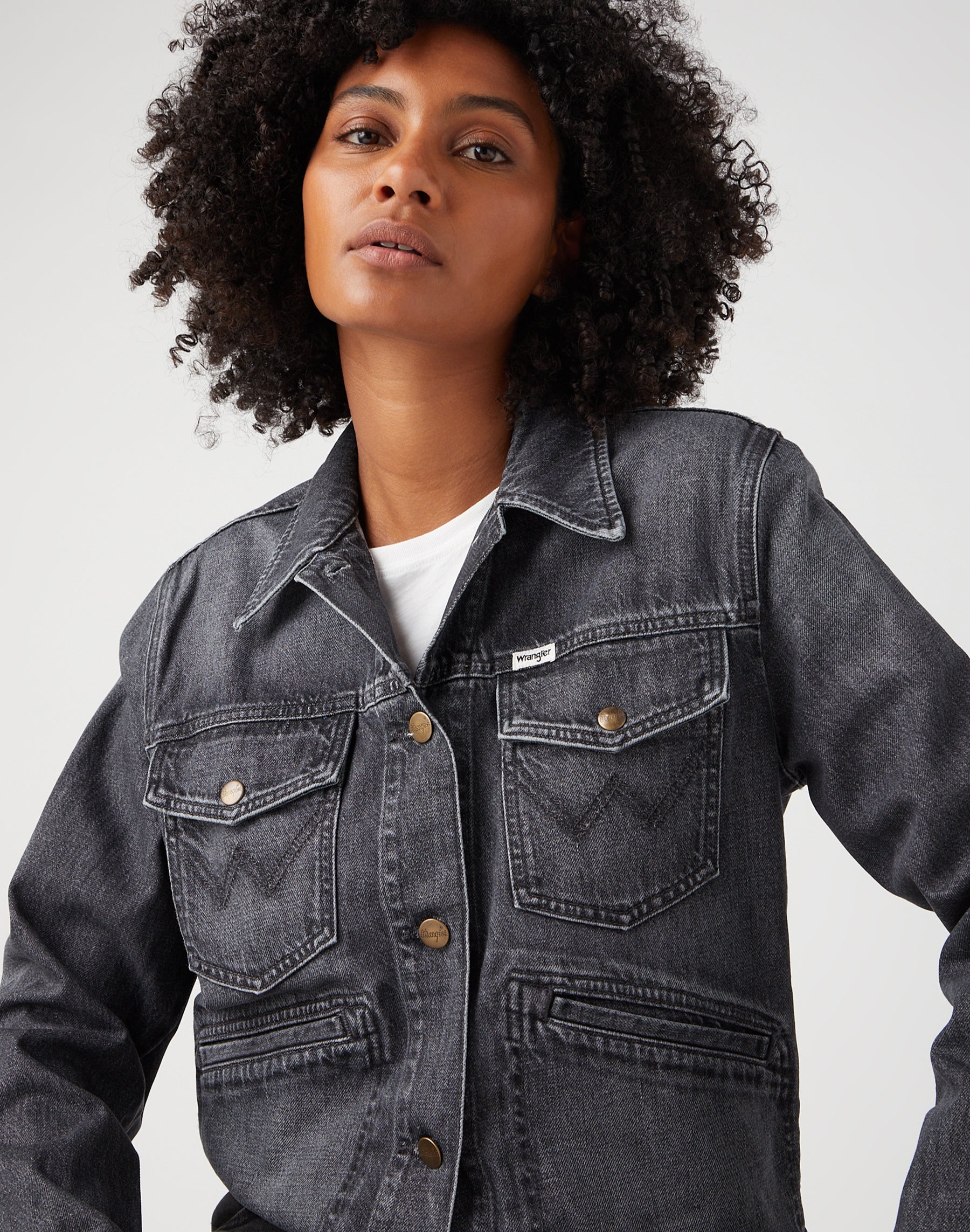 Regular Heritage Jacket in Washed Black