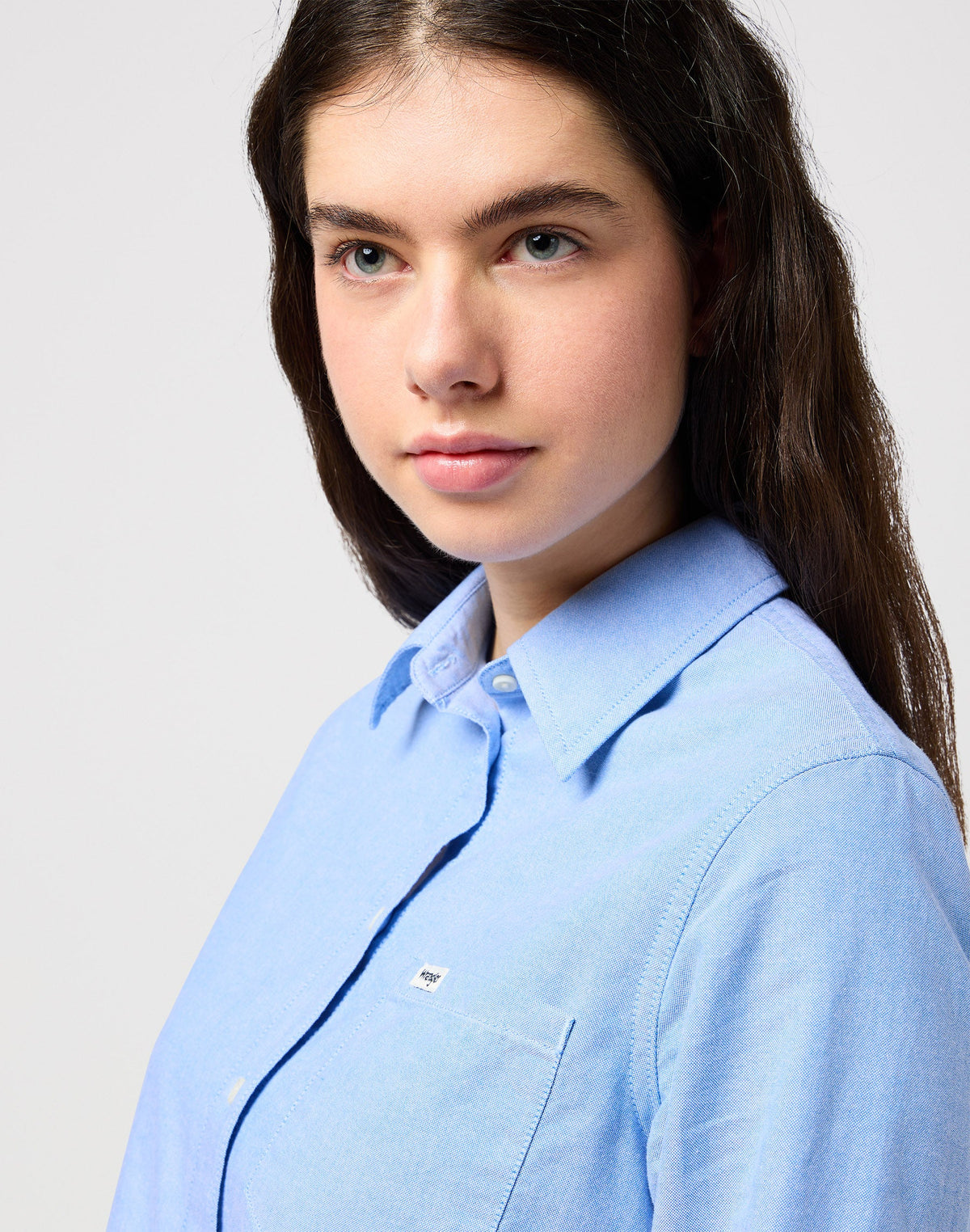 One Pocket Shirt in Bright Blue