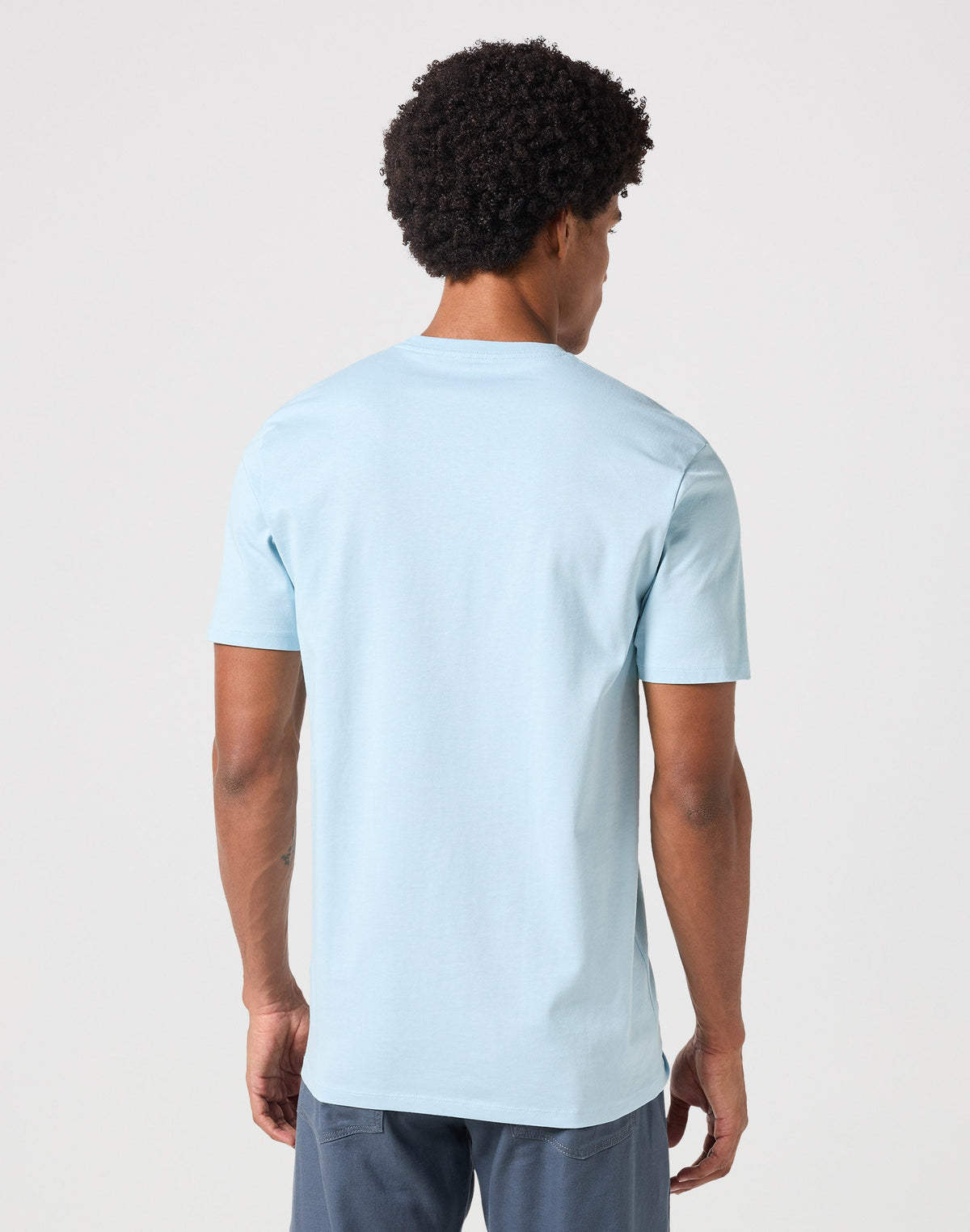 Sign Off Tee in Dream Blue