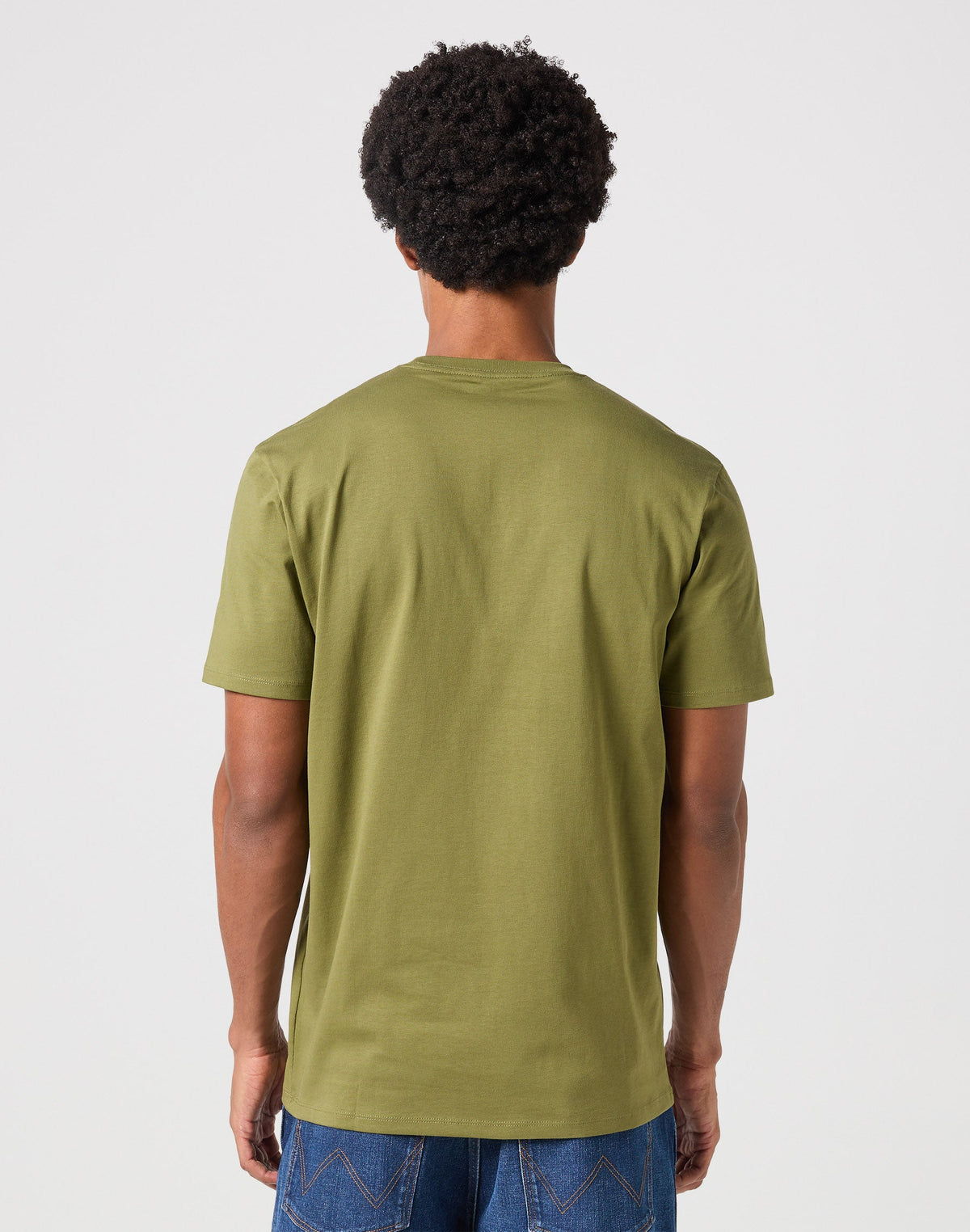 Sign Off Tee in Dusty Olive