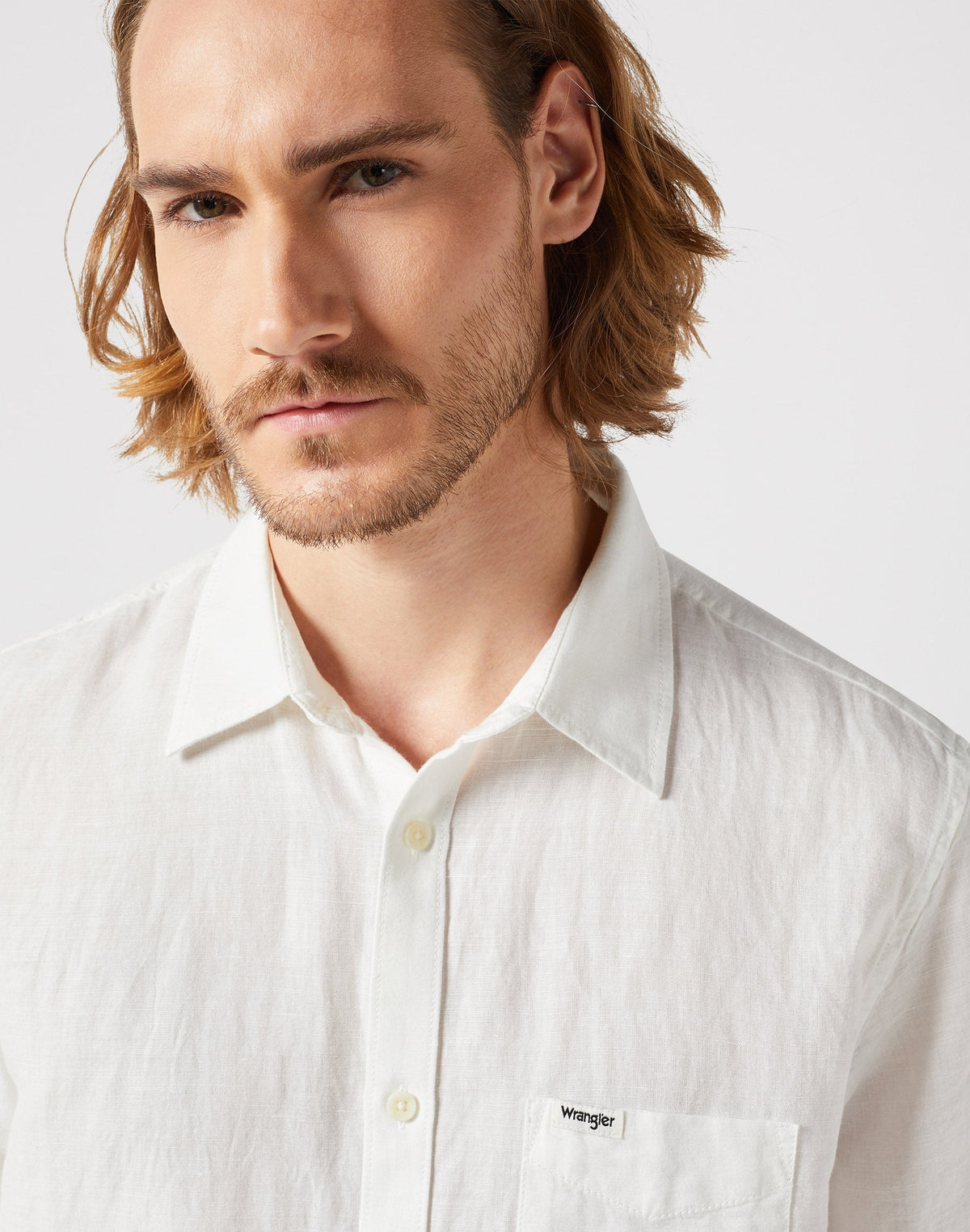 One Pocket Shirt in Worn White