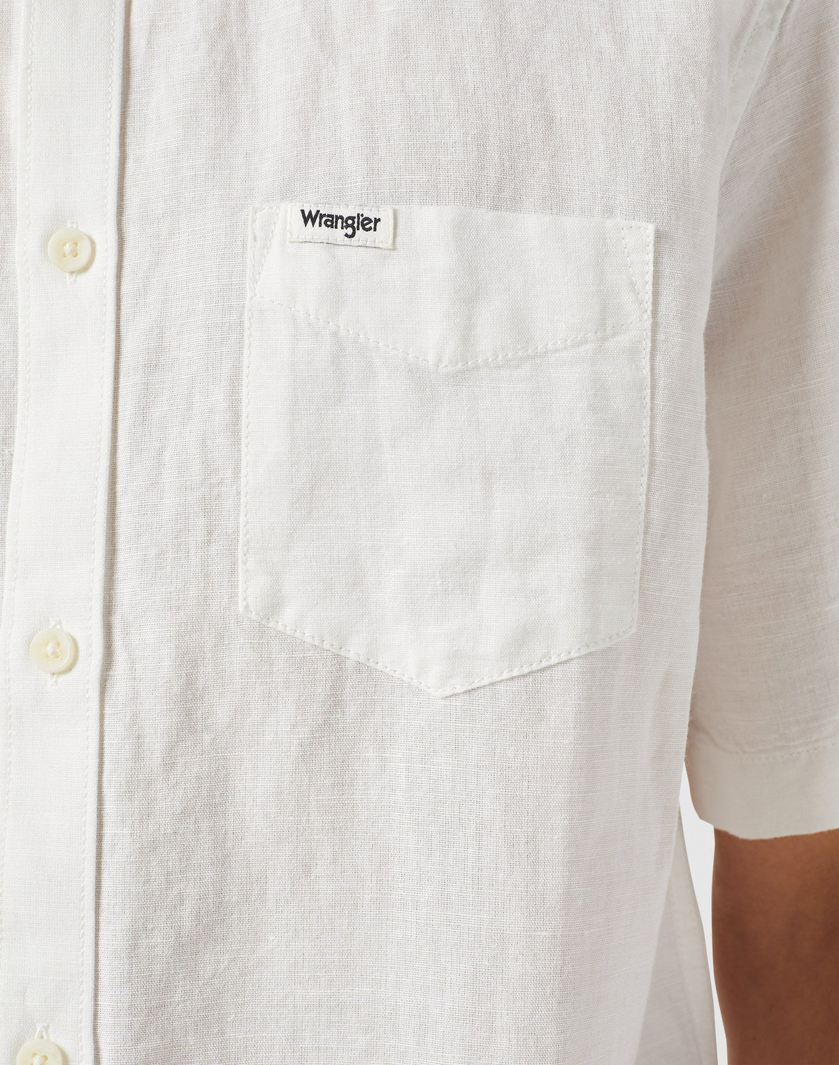 One Pocket Shirt in Worn White